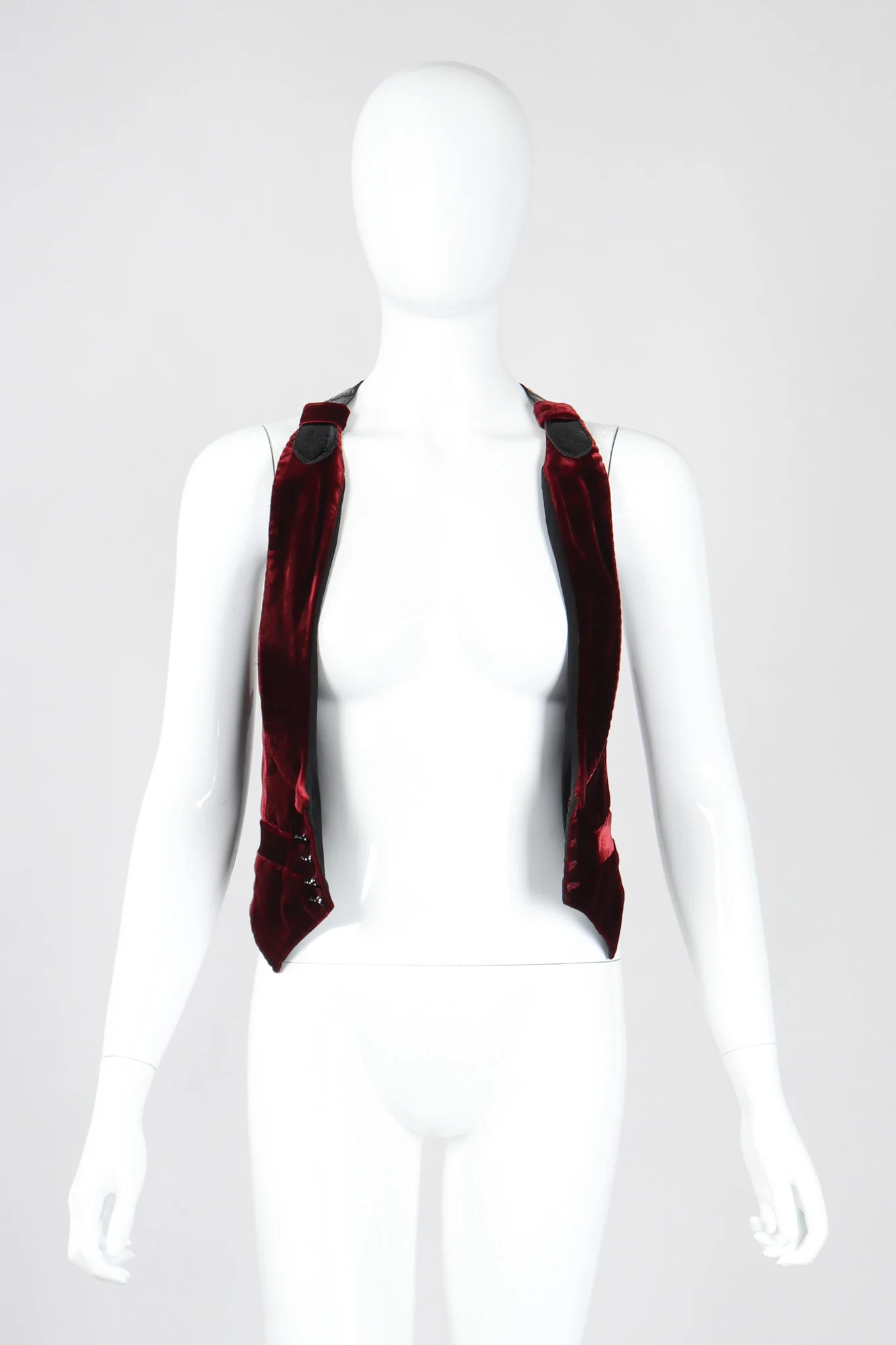 Velvet Corset-Back Vest - Image 8