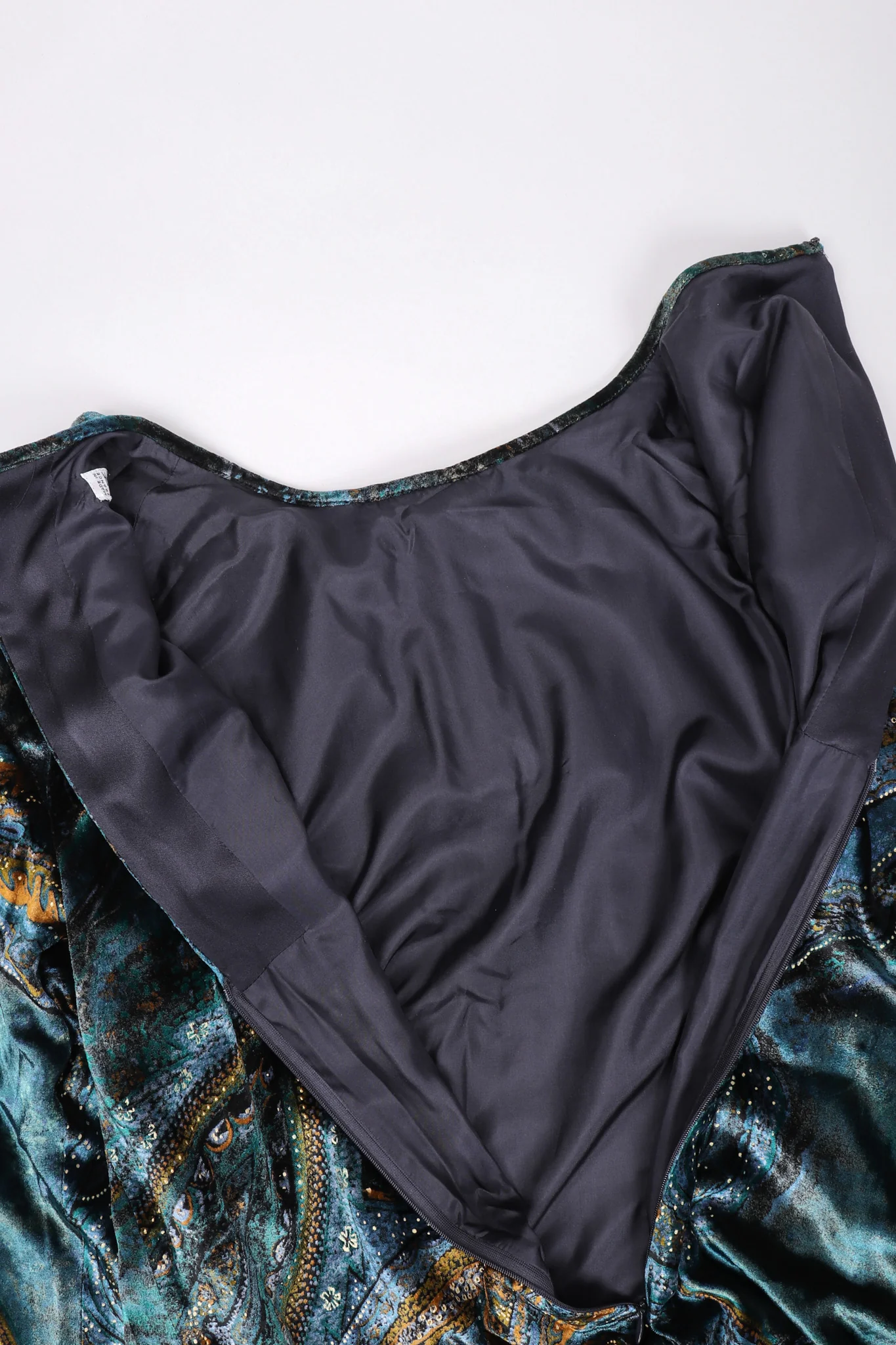 Velvet Cosmic Paisley Gown - Image 16