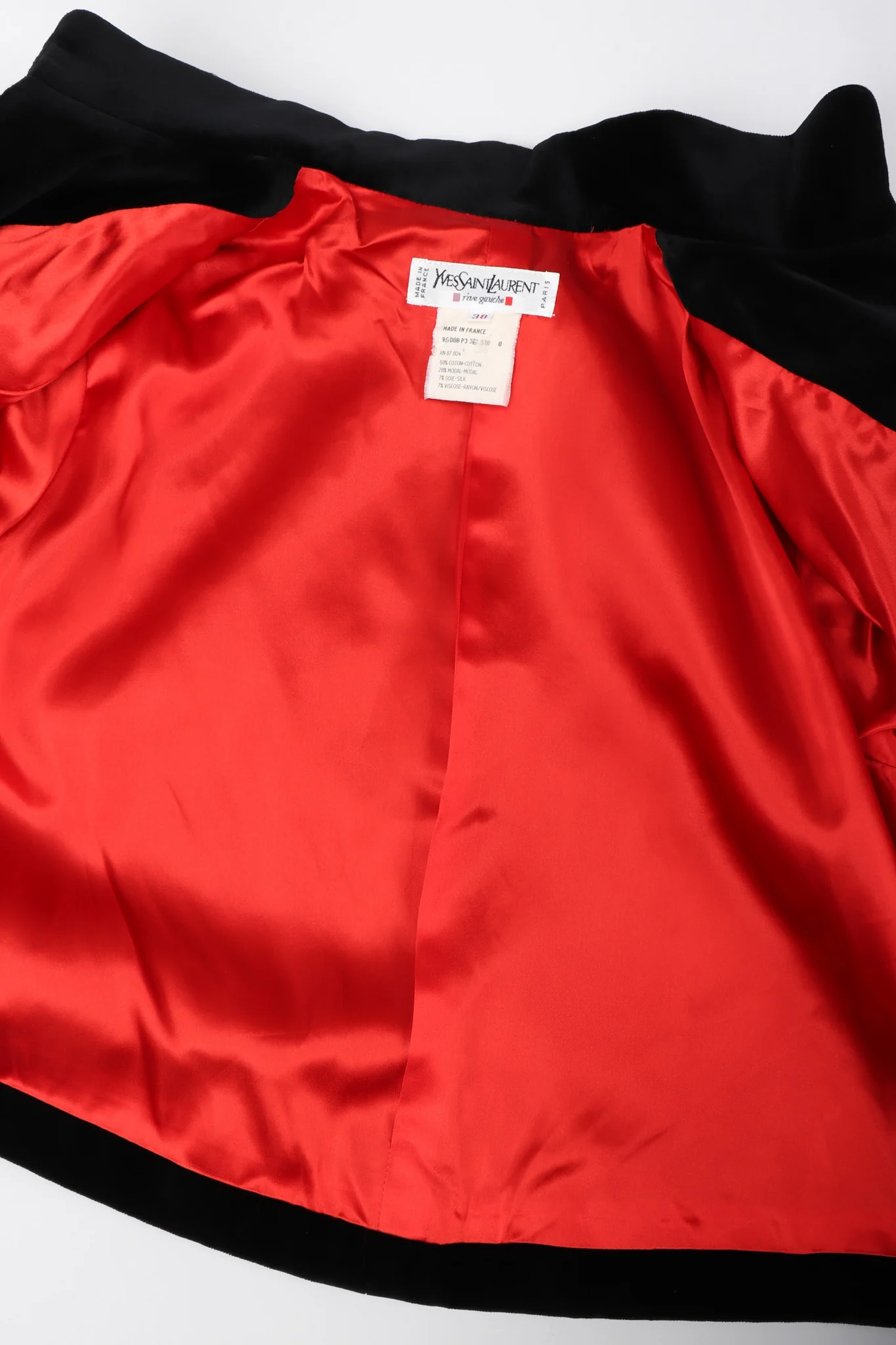 Velvet Cropped Swing Jacket - Image 12