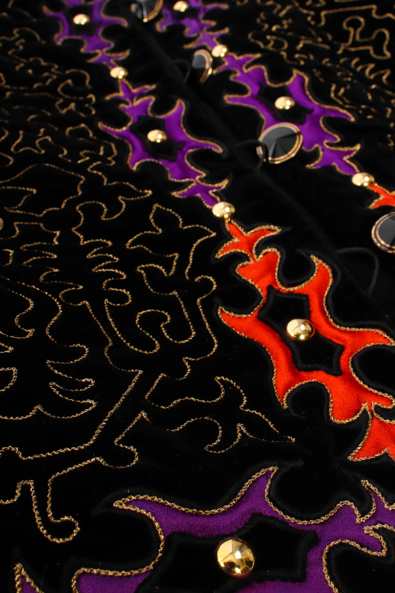 Velvet Embroidered Jacket - Image 11