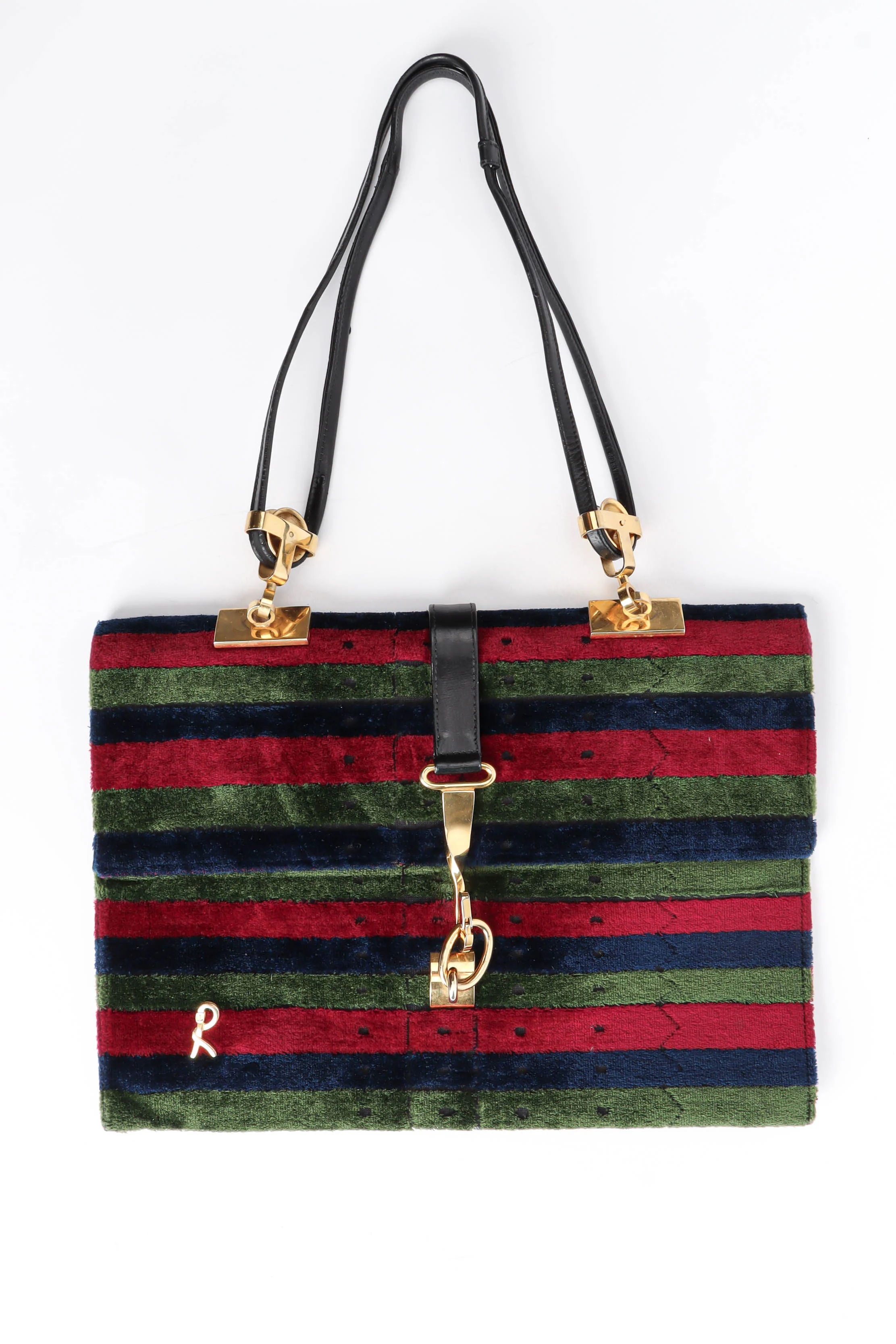 Velvet Envelope Shoulder Clutch