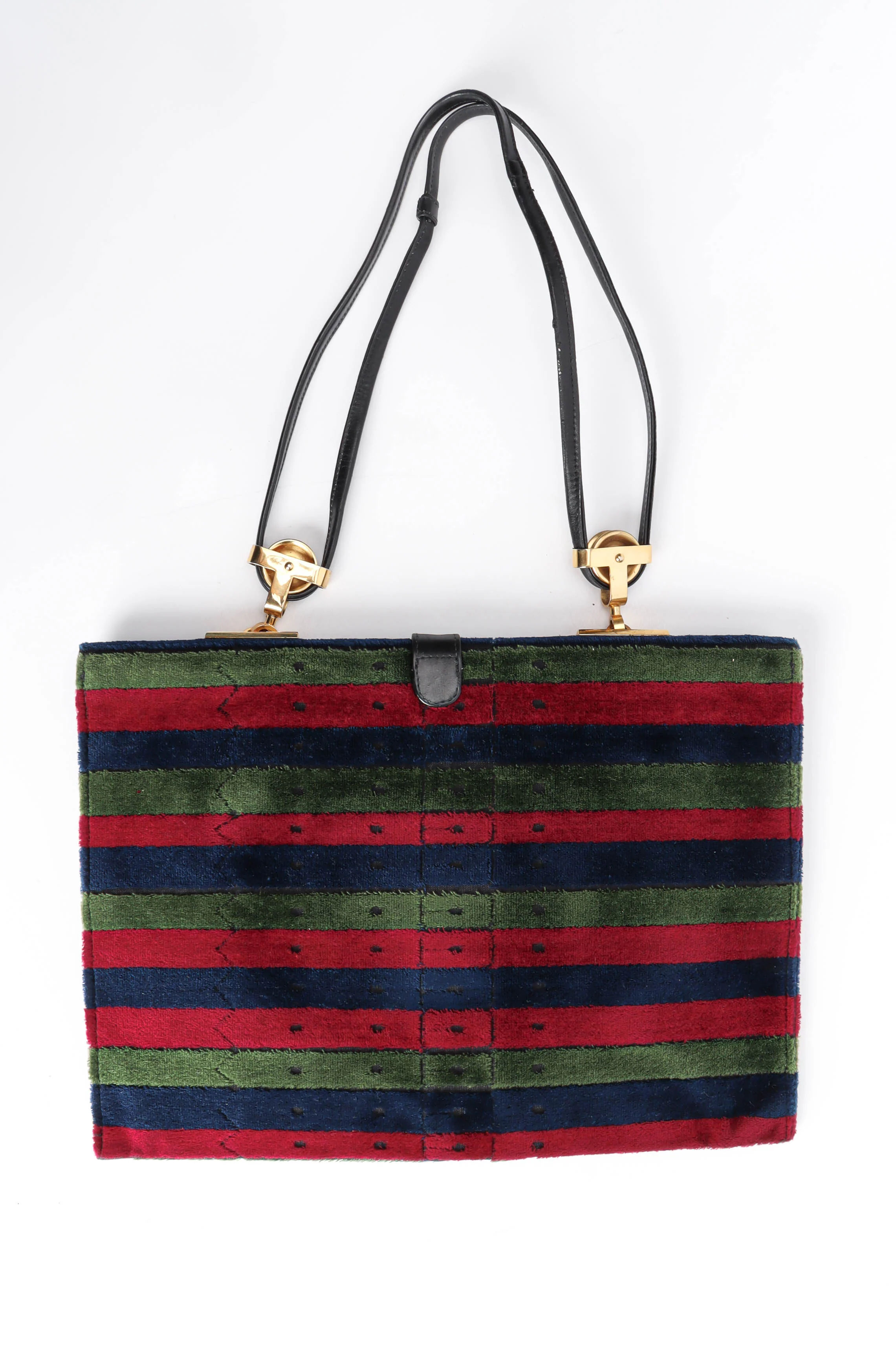 Velvet Envelope Shoulder Clutch - Image 3