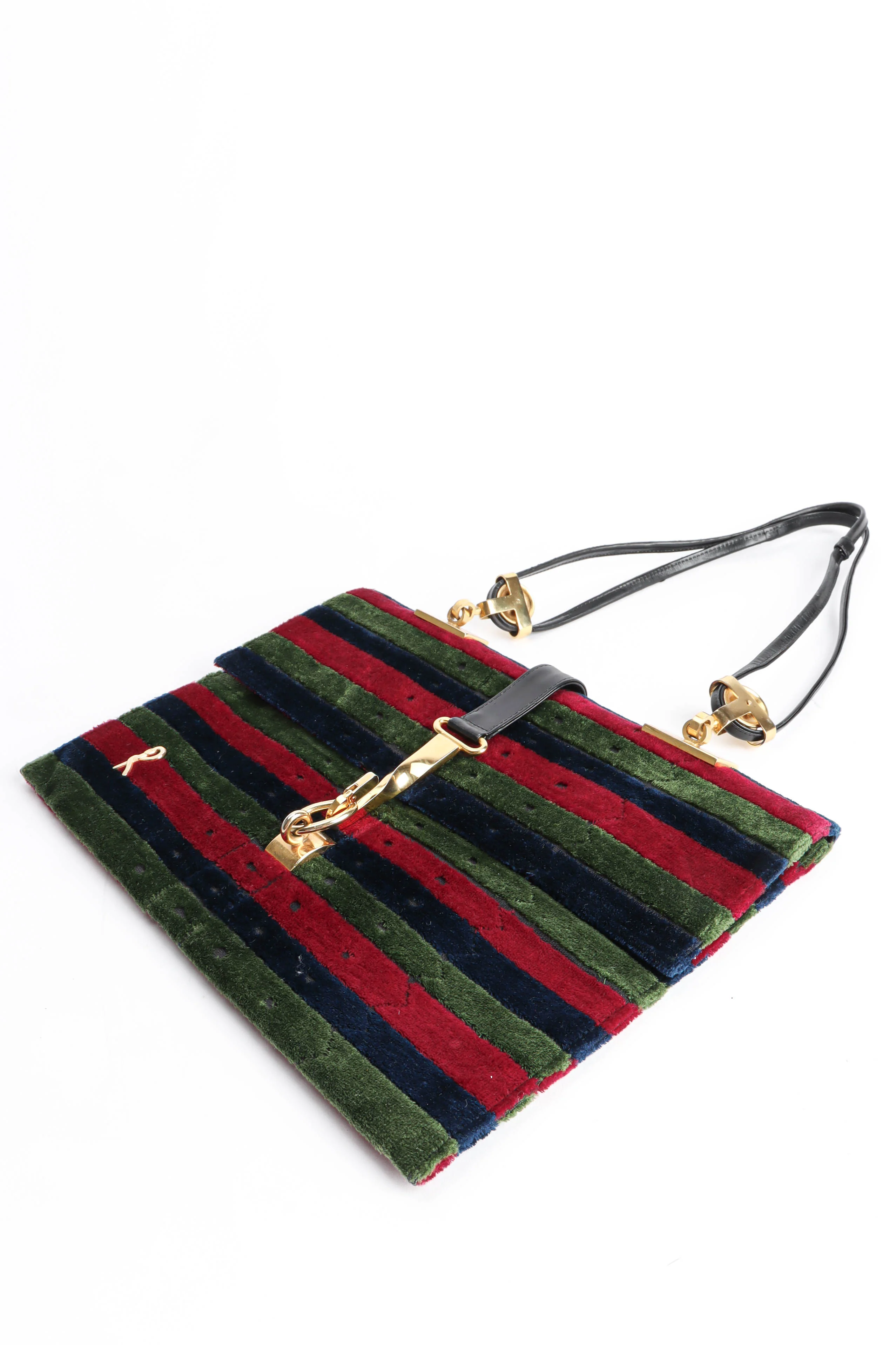Velvet Envelope Shoulder Clutch - Image 5