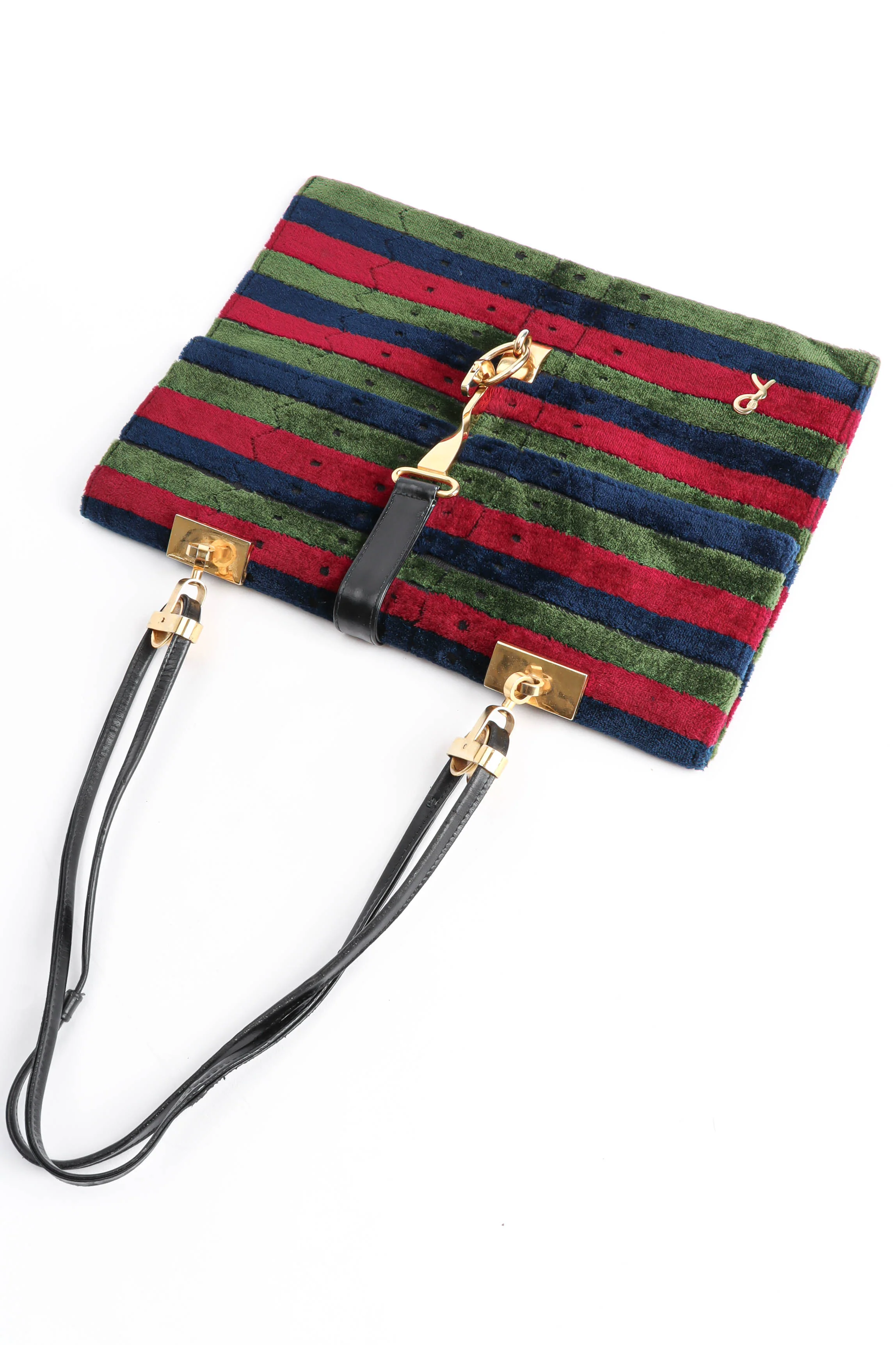Velvet Envelope Shoulder Clutch - Image 8