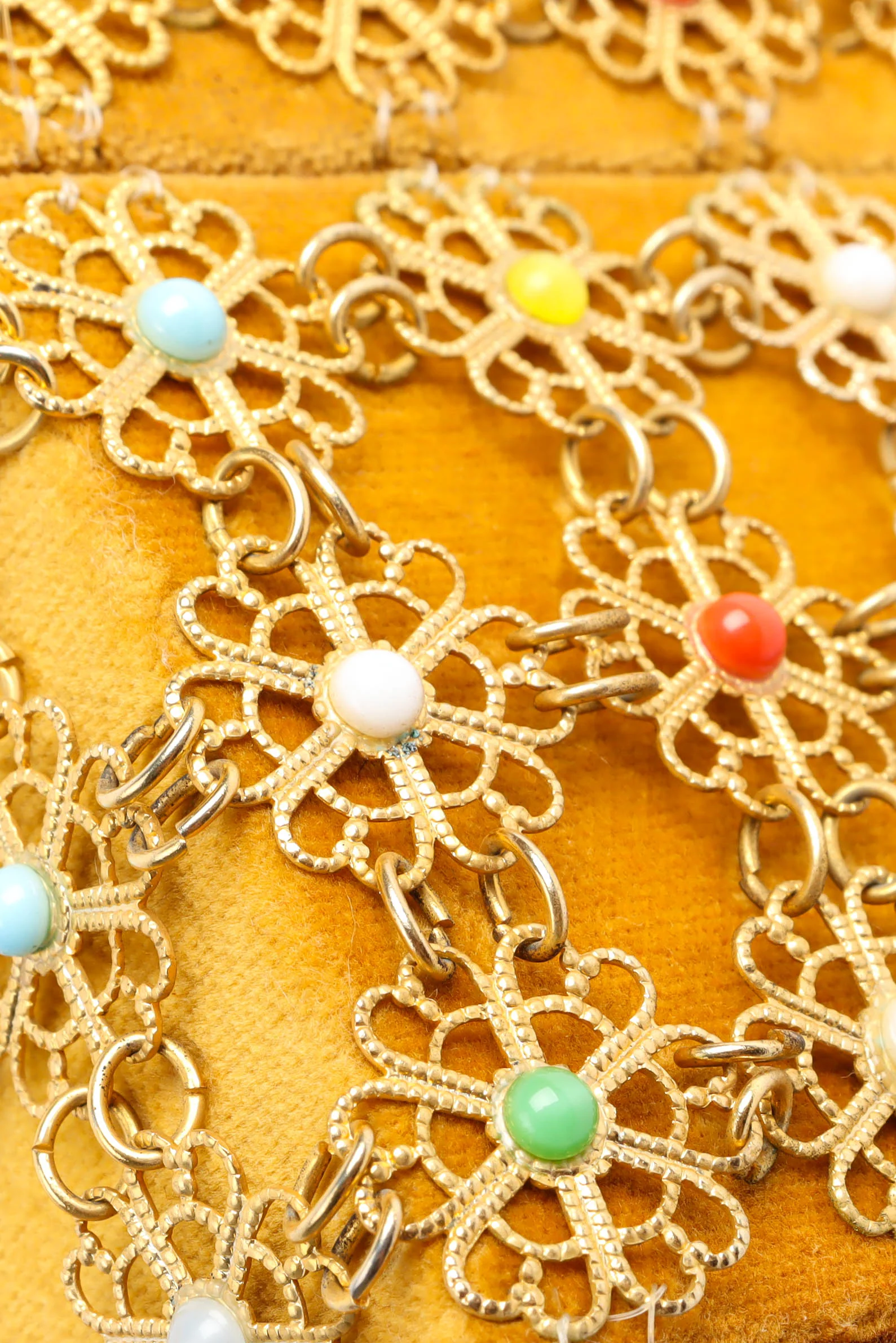 Velvet Filigree Pastel Box Bag - Image 14