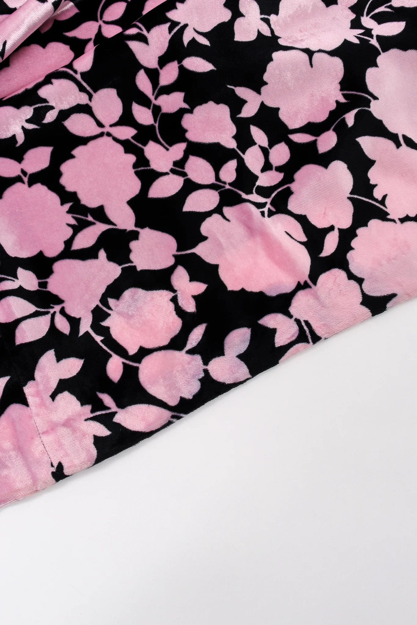 Velvet Floral Silhouette Gown - Image 14