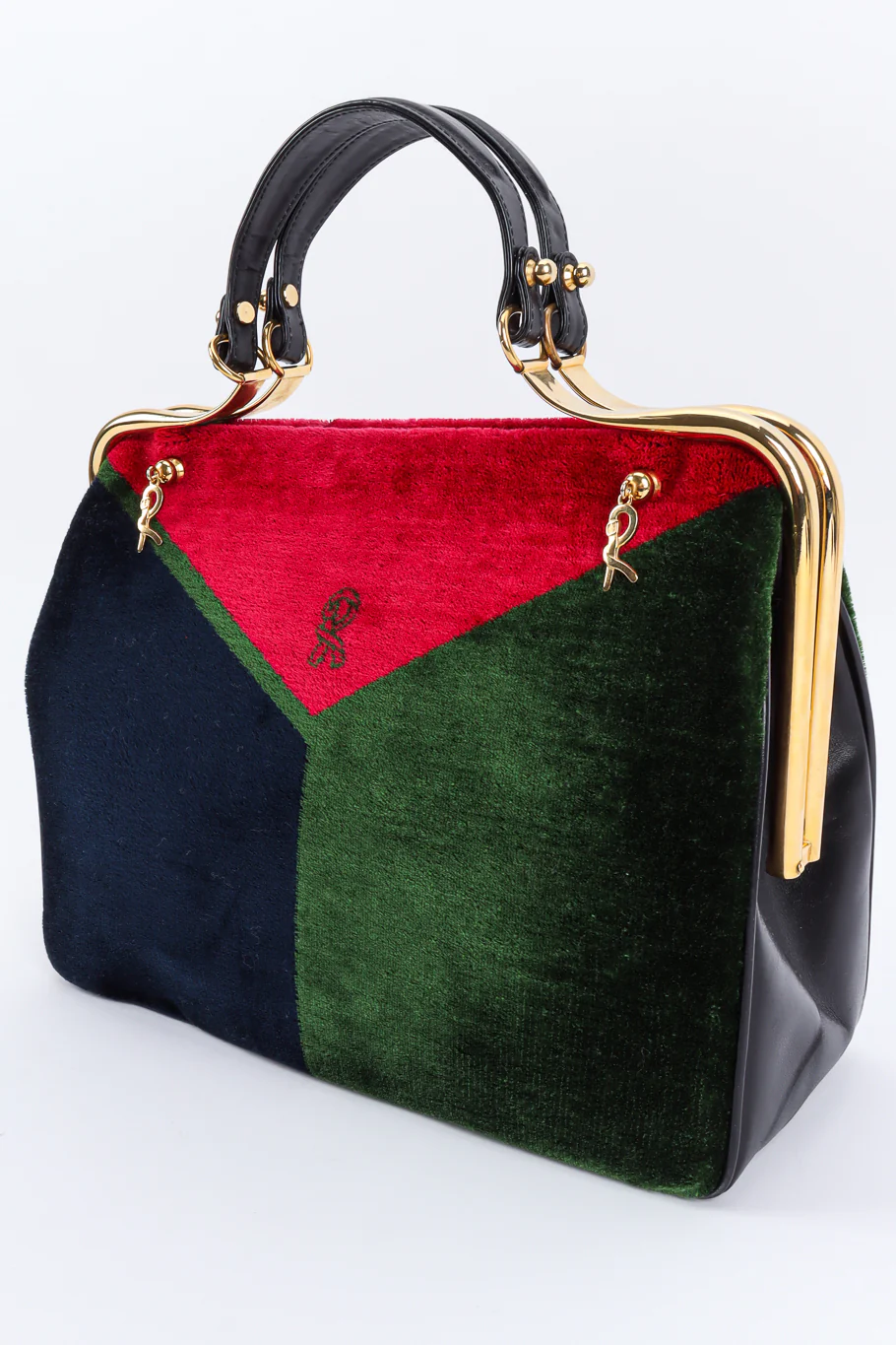 Velvet Frame Handbag - Image 2