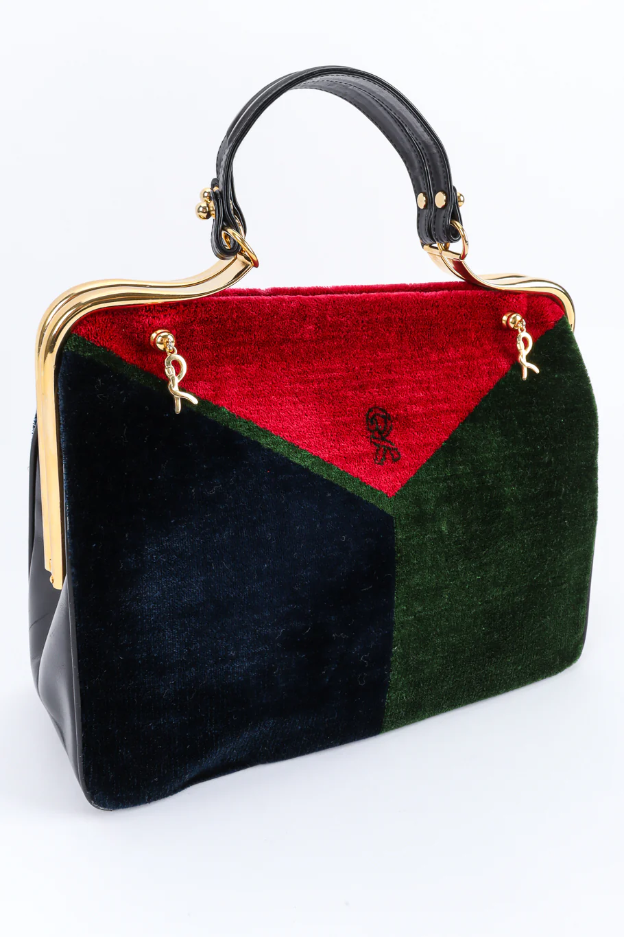 Velvet Frame Handbag - Image 3