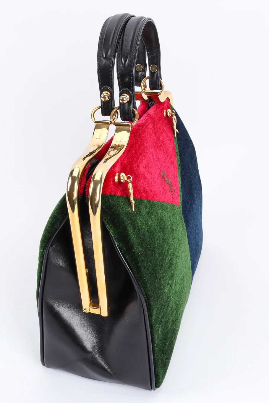 Velvet Frame Handbag - Image 4