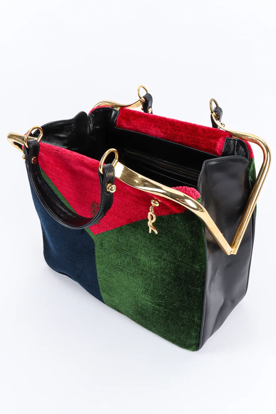 Velvet Frame Handbag - Image 8