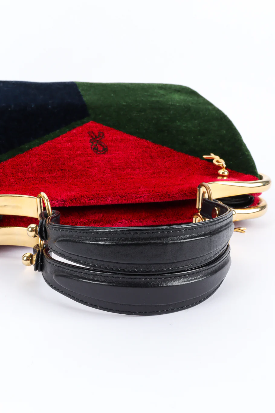Velvet Frame Handbag - Image 9