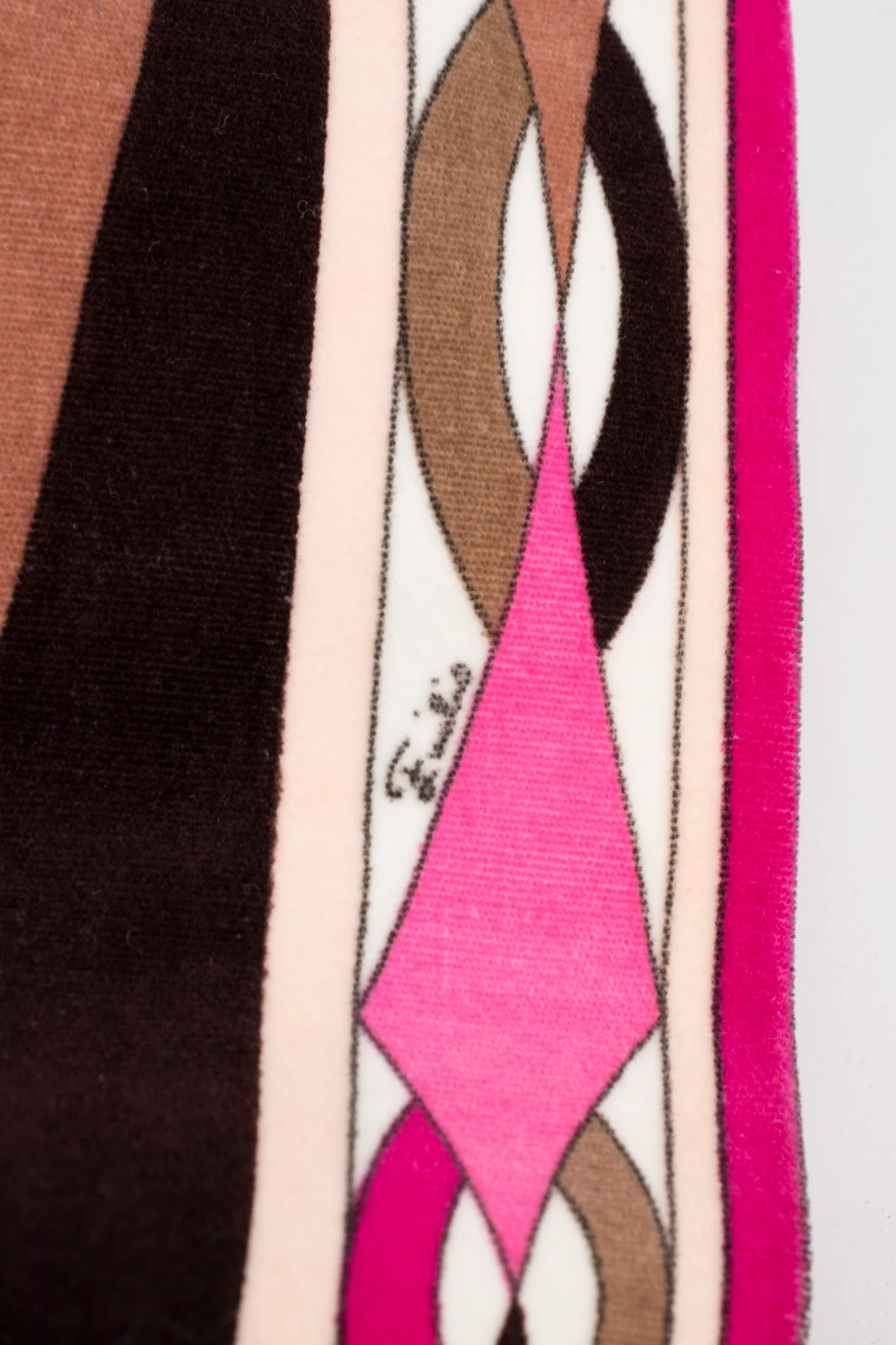 Velvet Geometric Chevron Skirt - Image 10