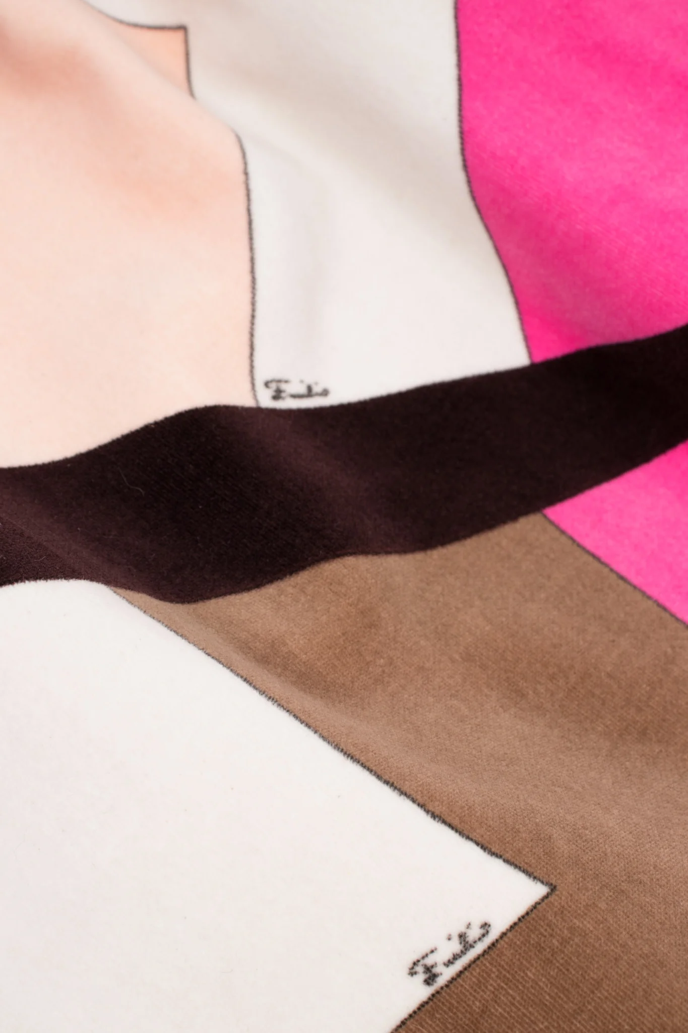 Velvet Geometric Chevron Skirt - Image 13