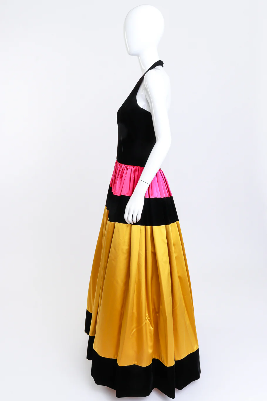Velvet Halter Ballgown - Image 2