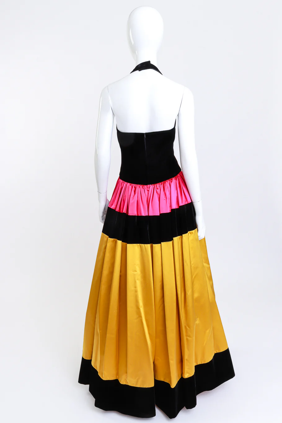 Velvet Halter Ballgown - Image 3