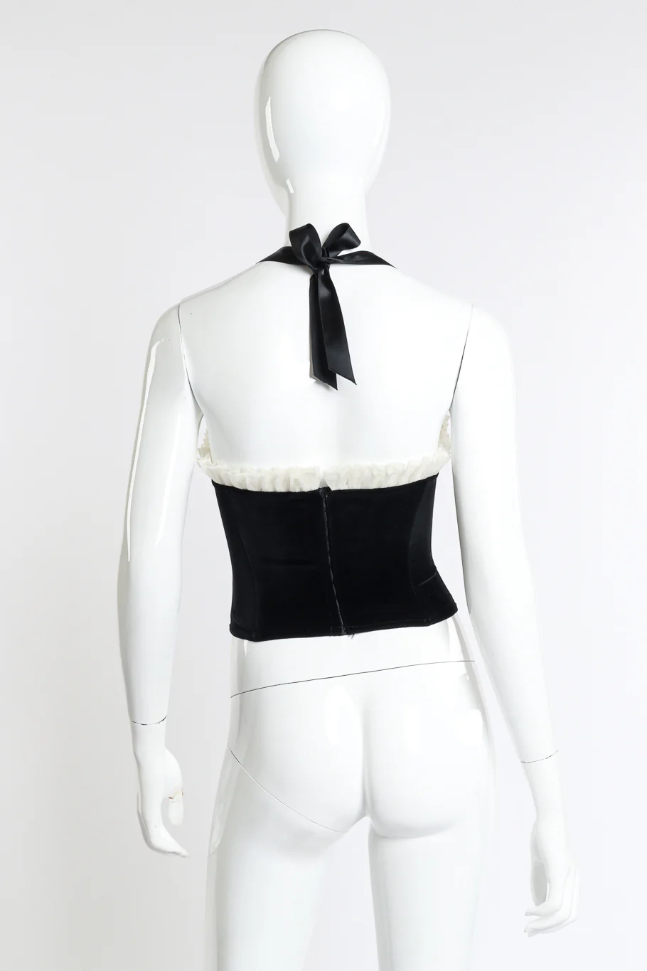 Velvet Halter Bustier - Image 3