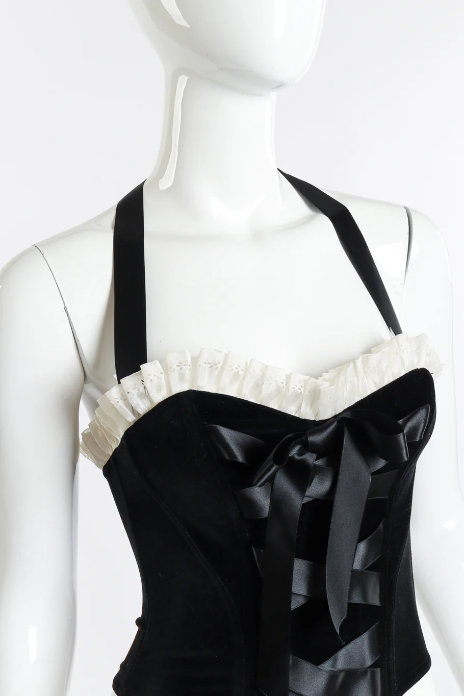 Velvet Halter Bustier - Image 4
