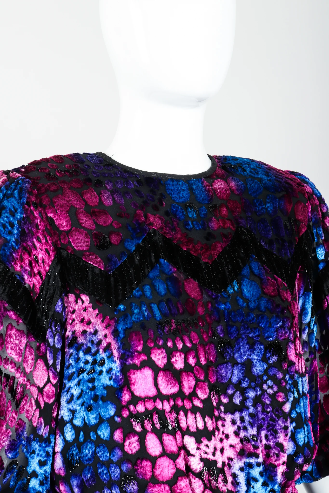 Velvet Lamé Handkerchief Dress - Image 4