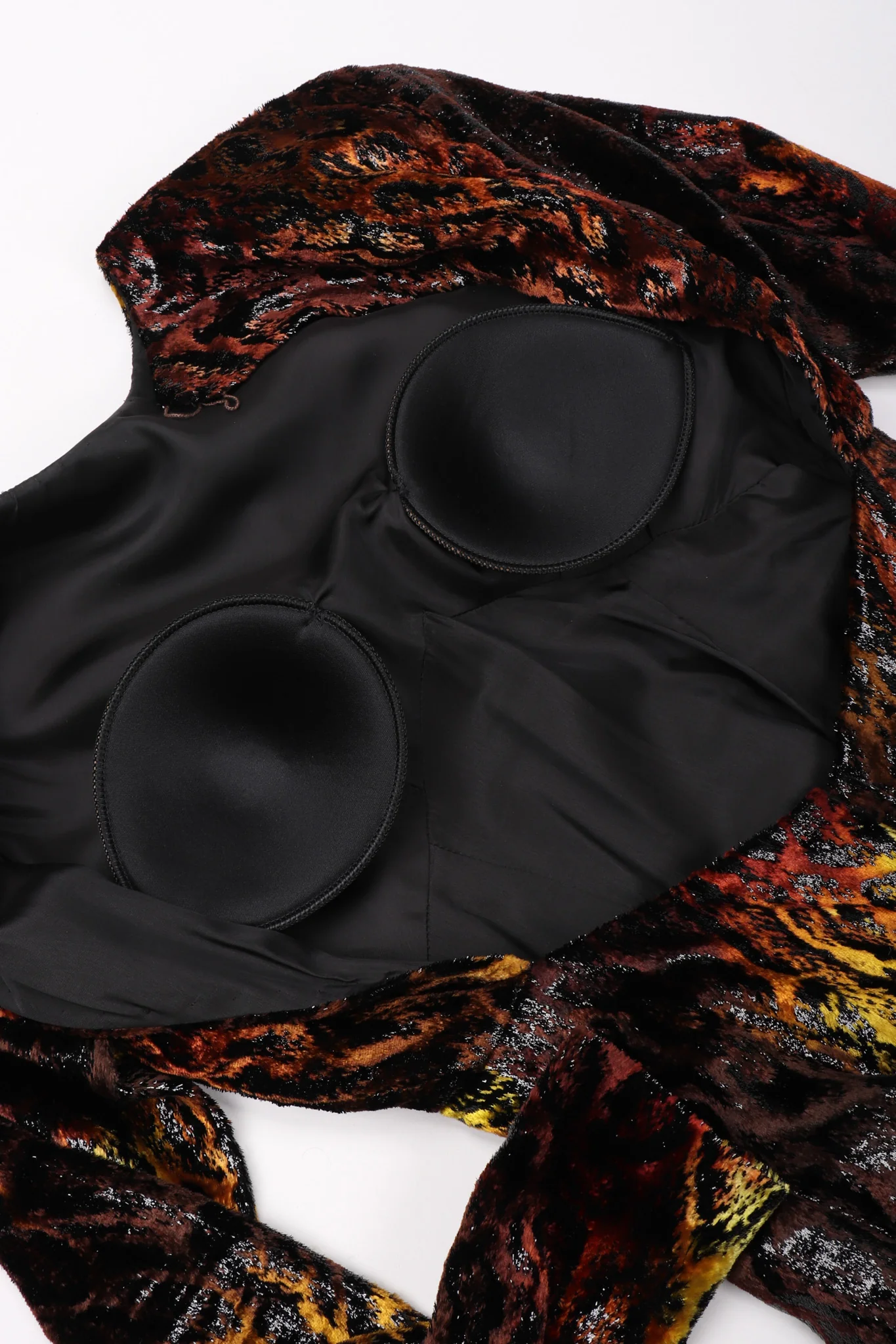 Velvet Lamé Leopard Dress - Image 11