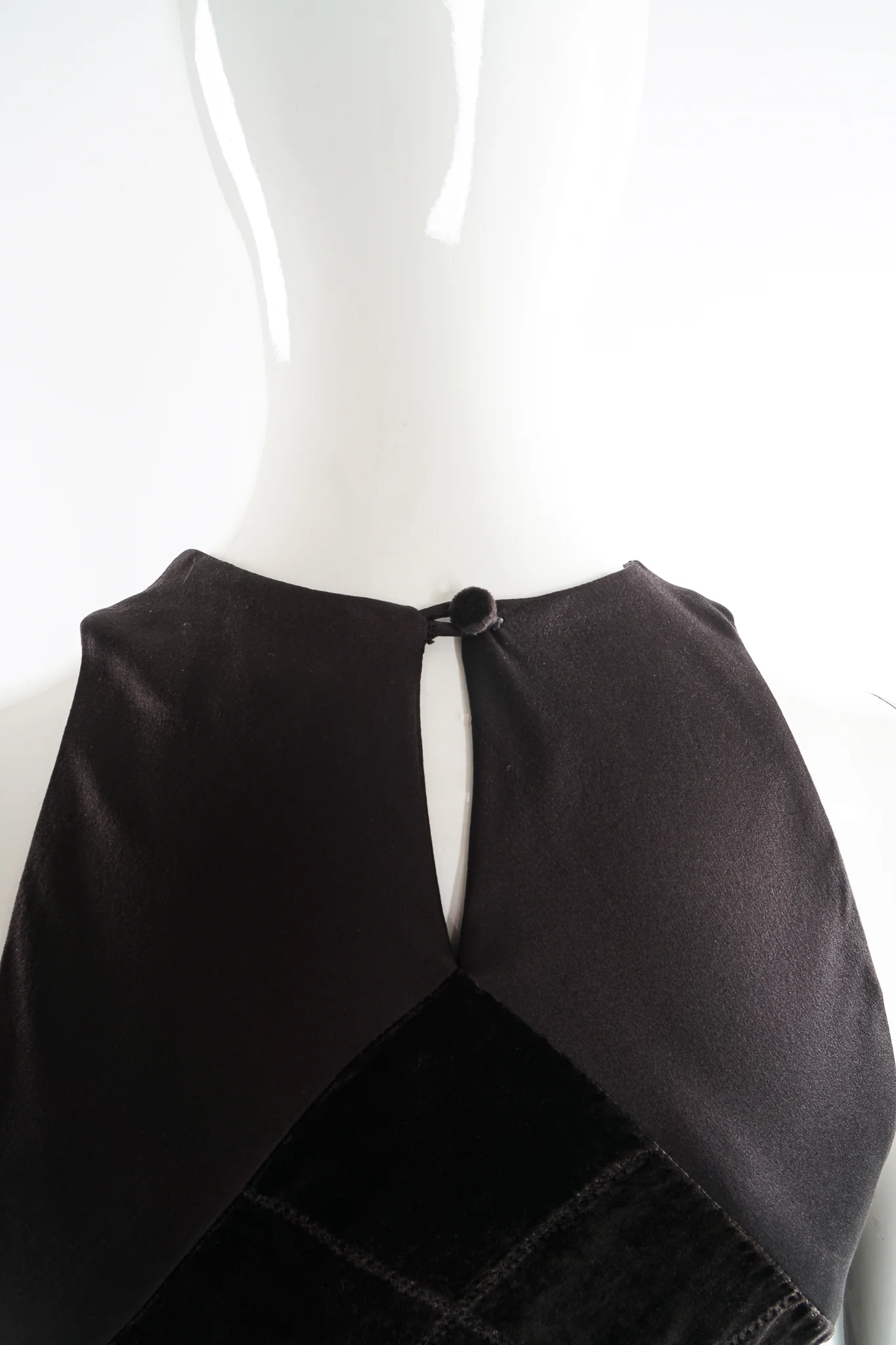 Velvet Lattice Cut Gown - Image 9