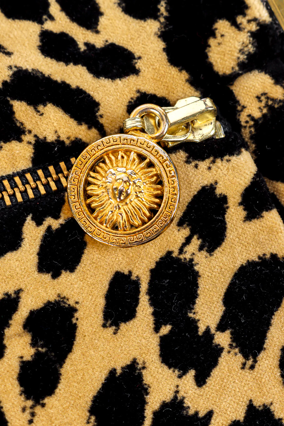 Velvet Leopard Peplum Vest - Image 10