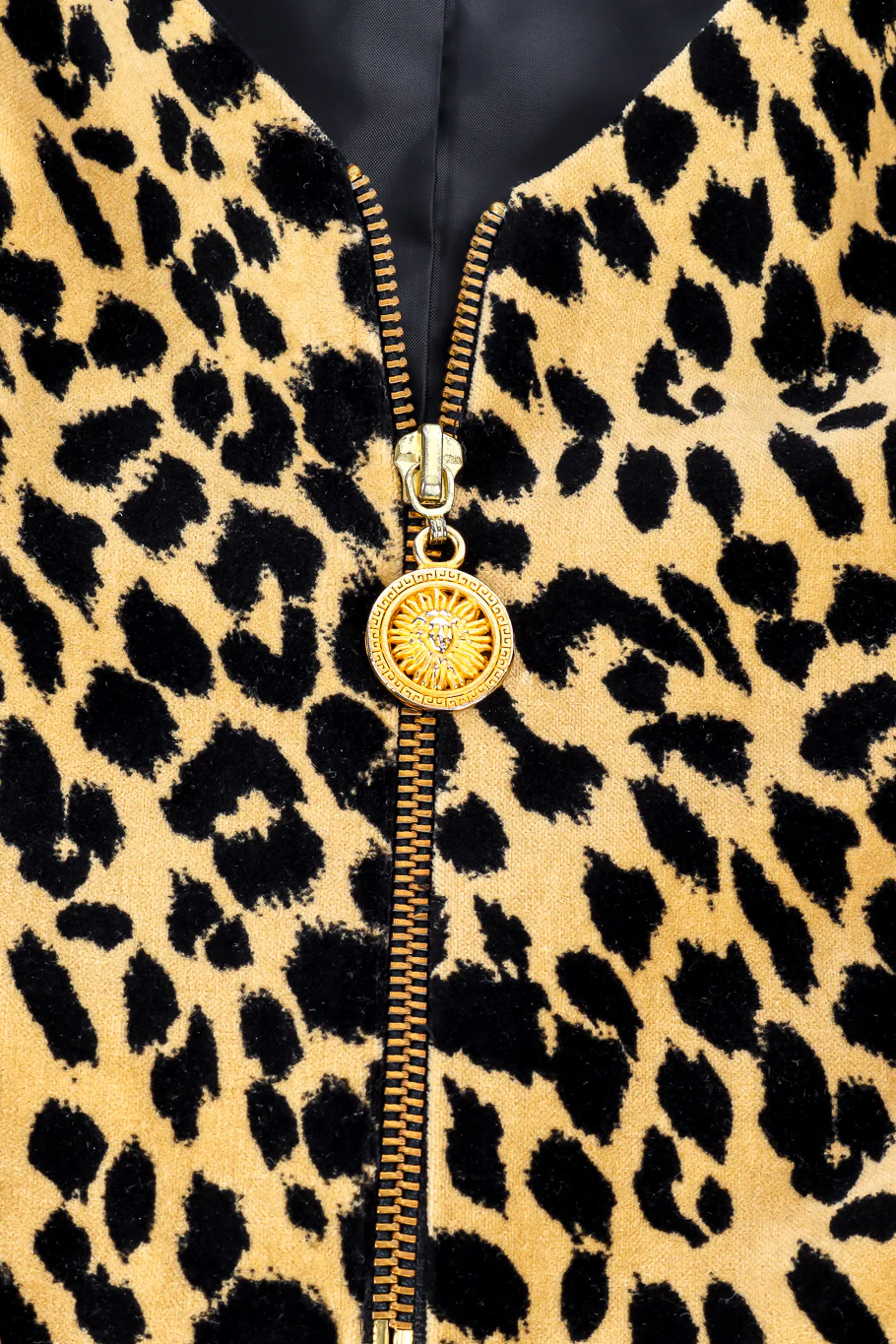 Velvet Leopard Peplum Vest - Image 9