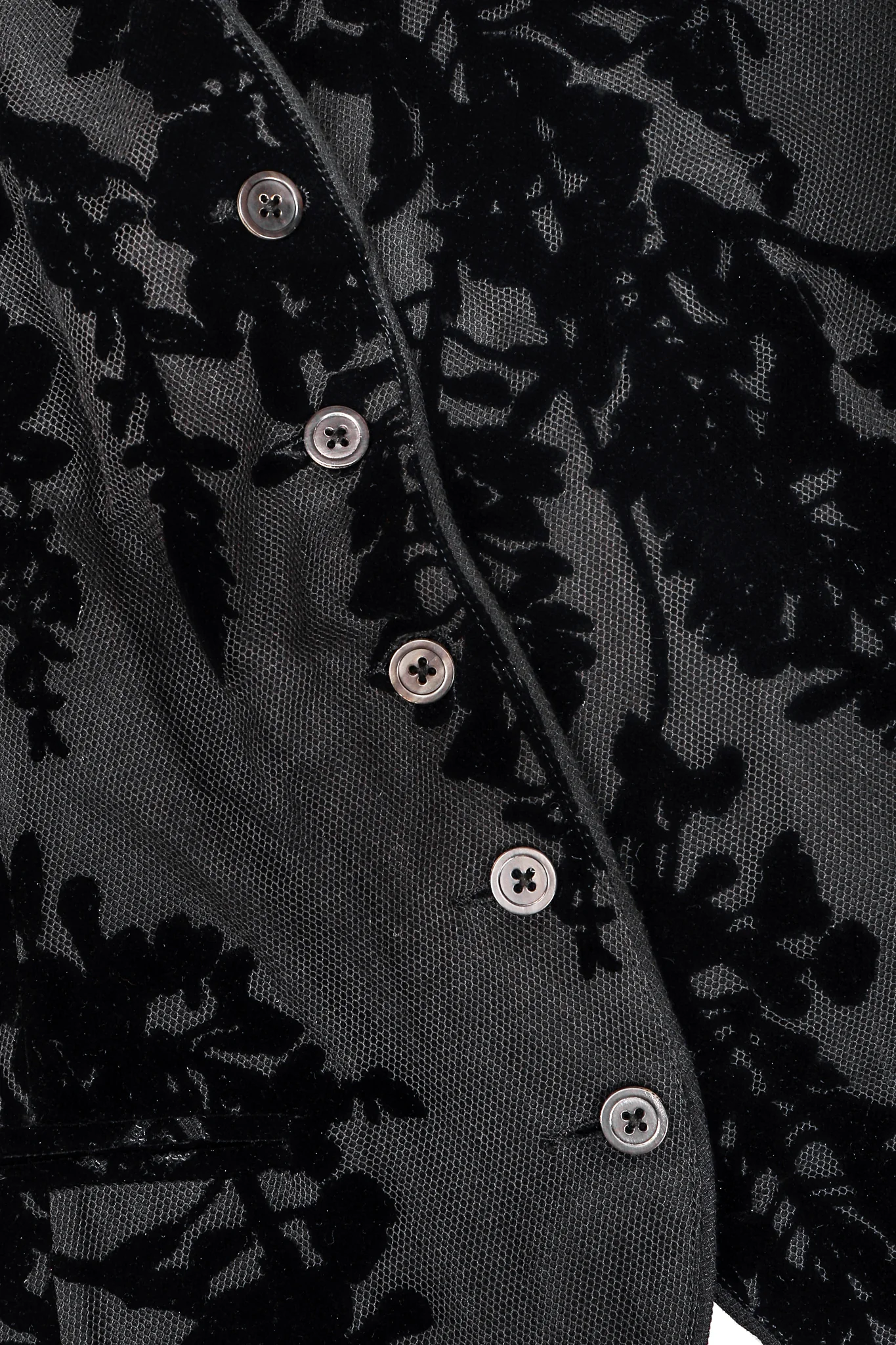 Velvet Mesh Vest - Image 5