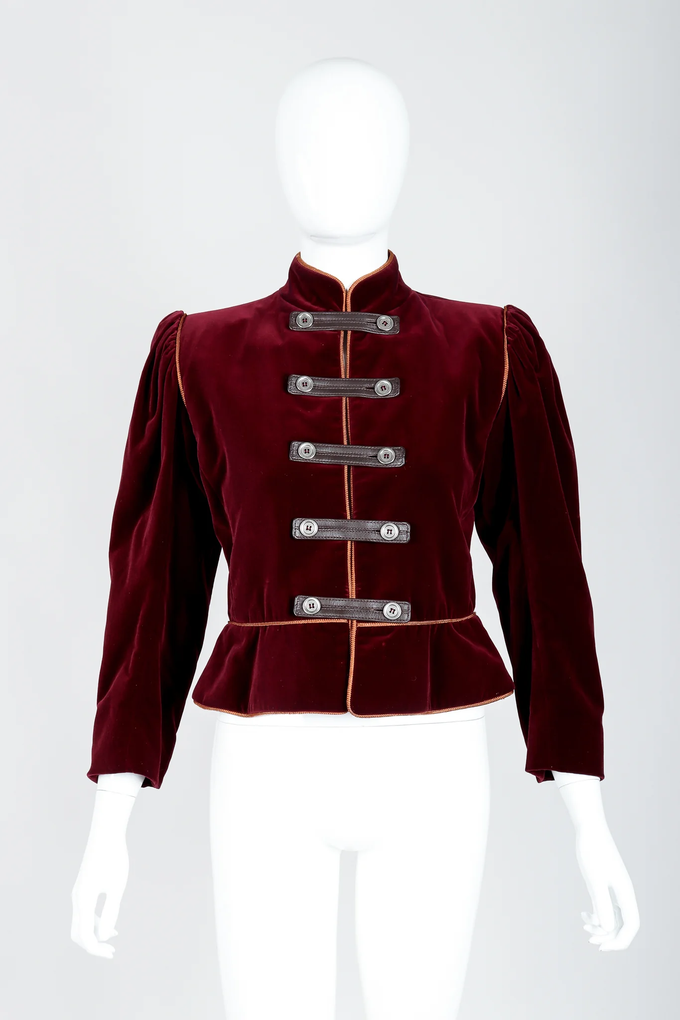 Velvet Military Jacket - Image 3