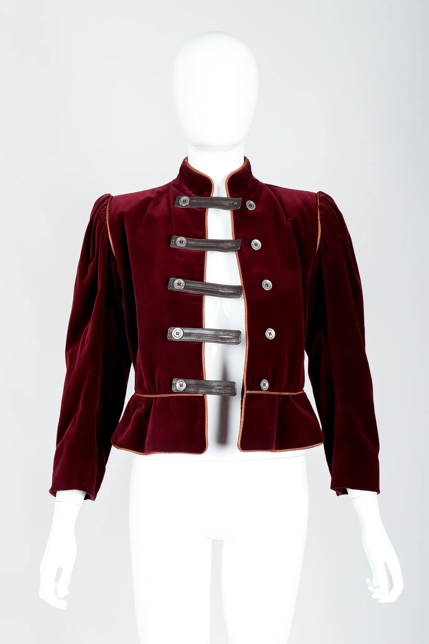 Velvet Military Jacket - Image 4