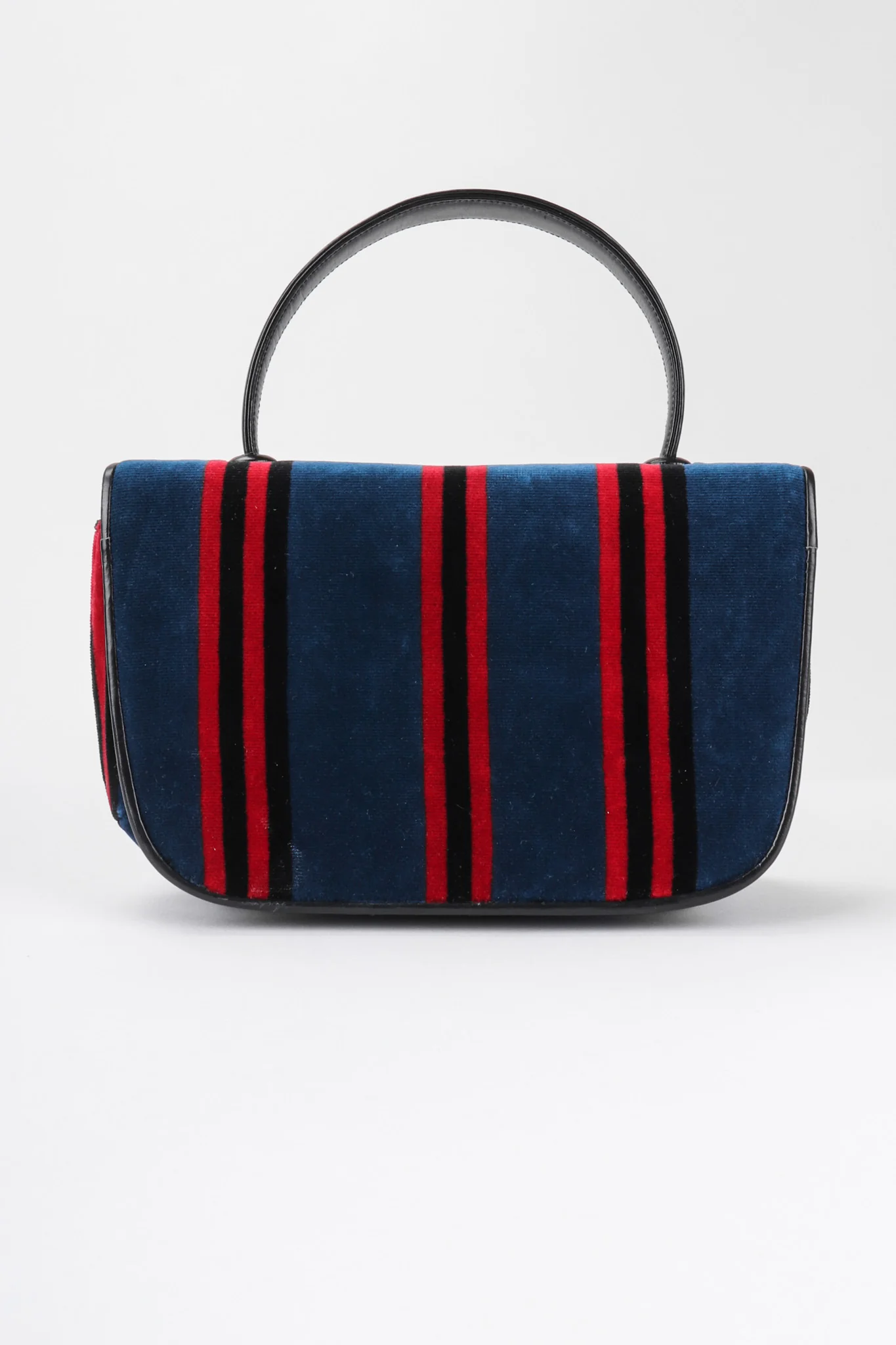 Velvet Mini Flap Bag - Image 6