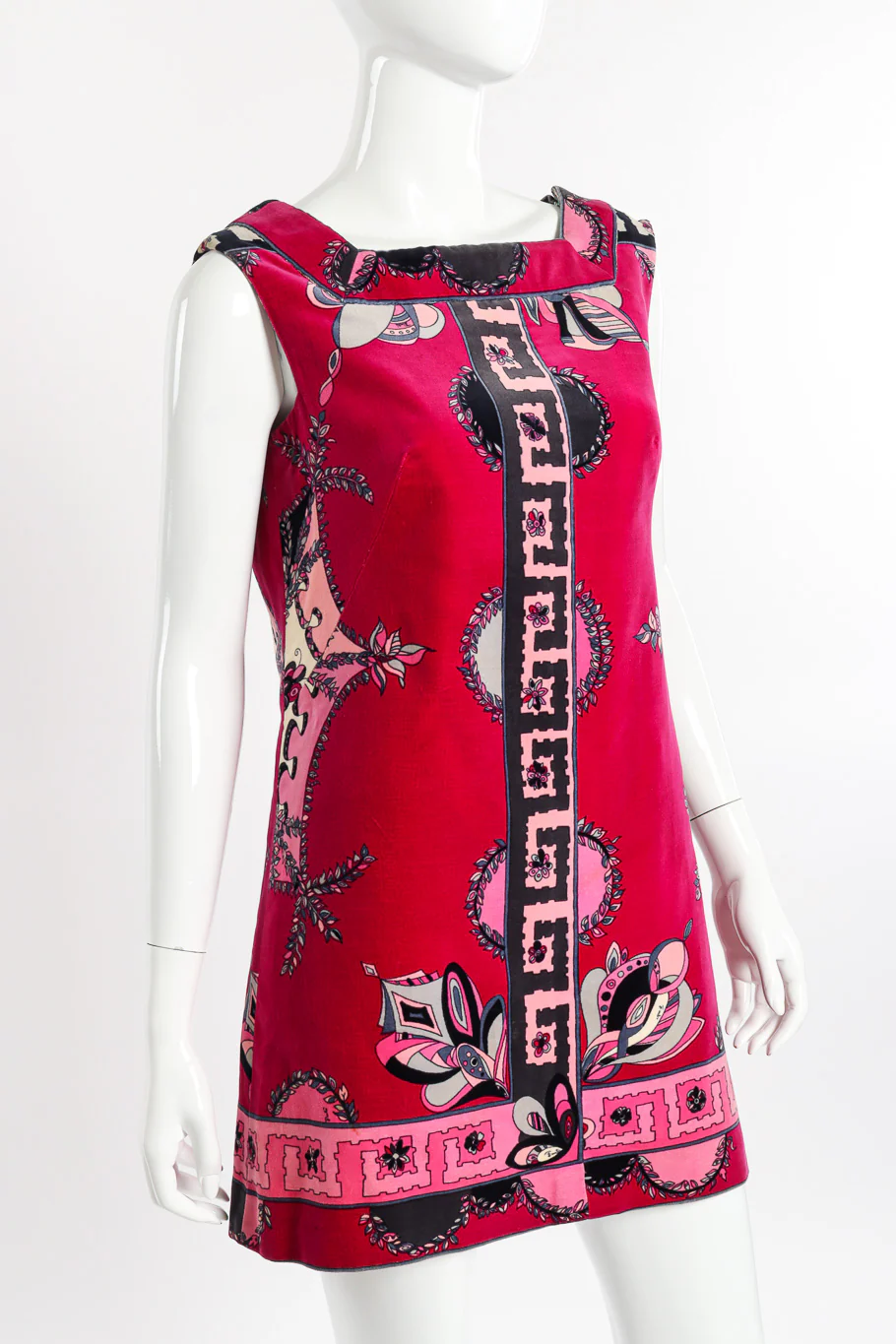 Velvet Mod Mini Dress - Image 2