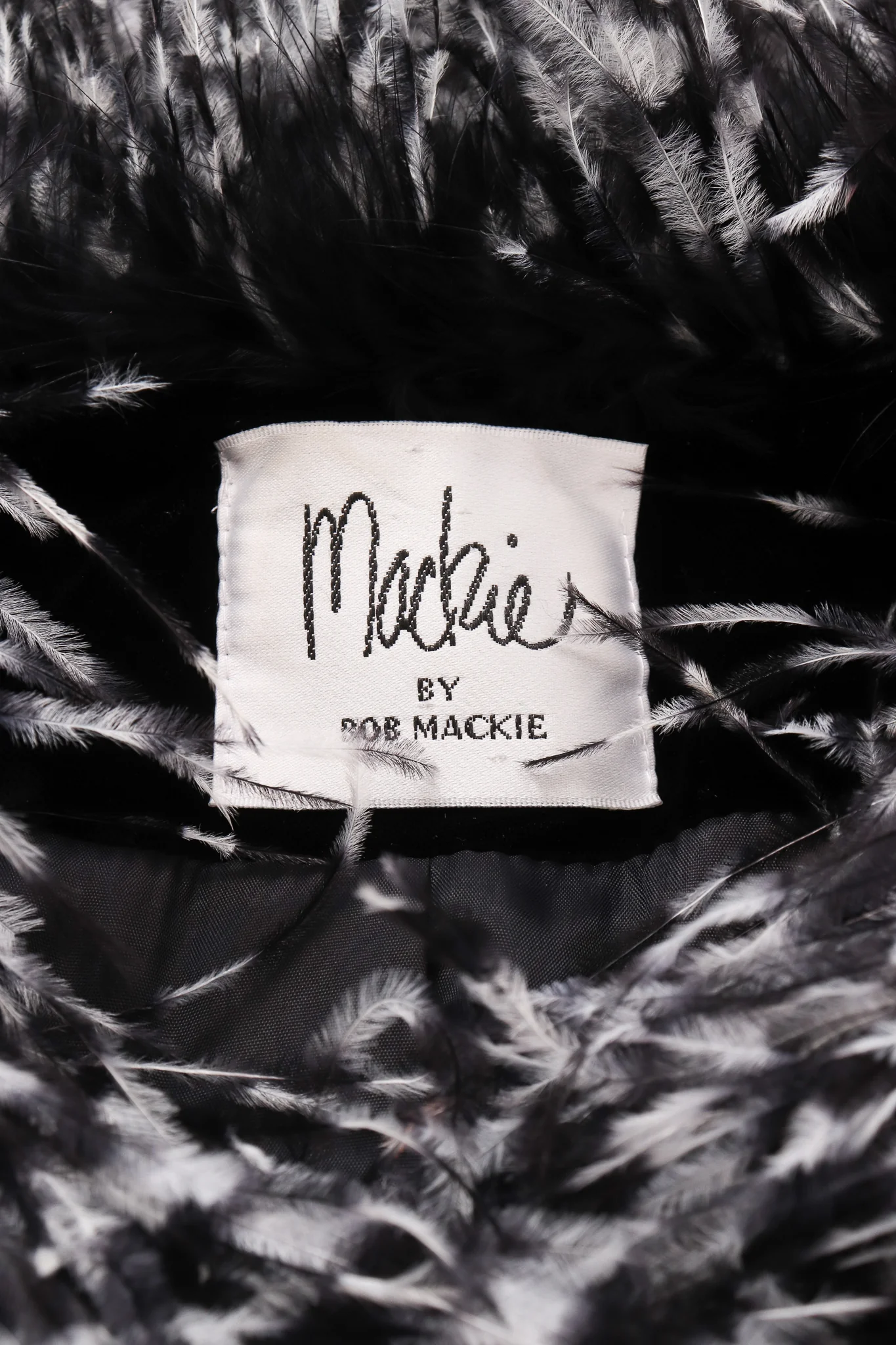 Velvet Ostrich Feather Jacket - Image 11