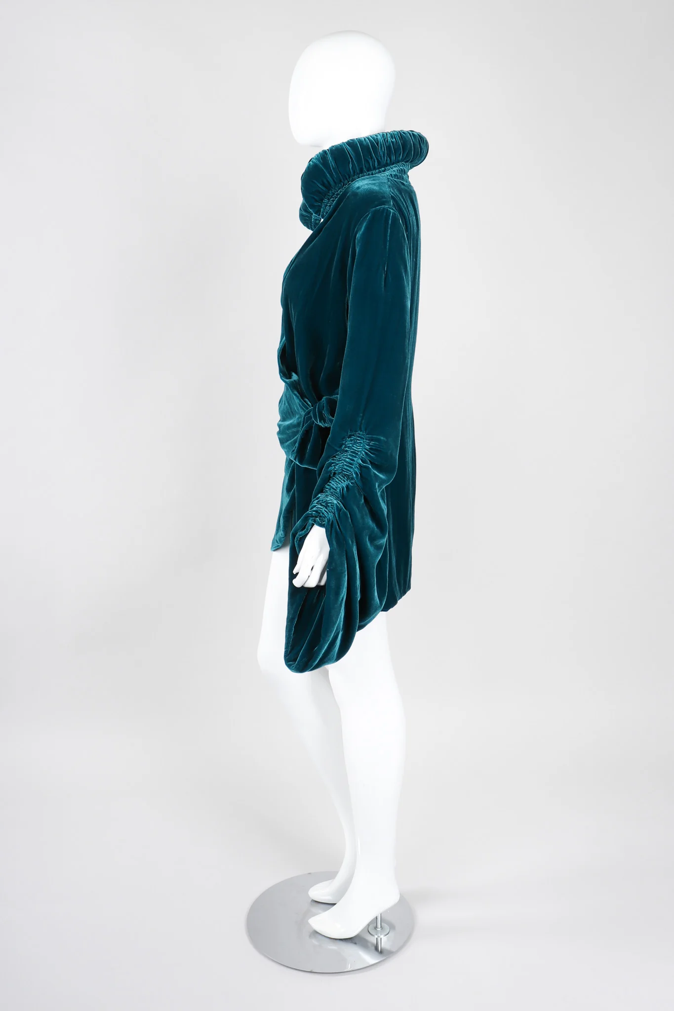 Velvet Robe Wrap Top - Image 4