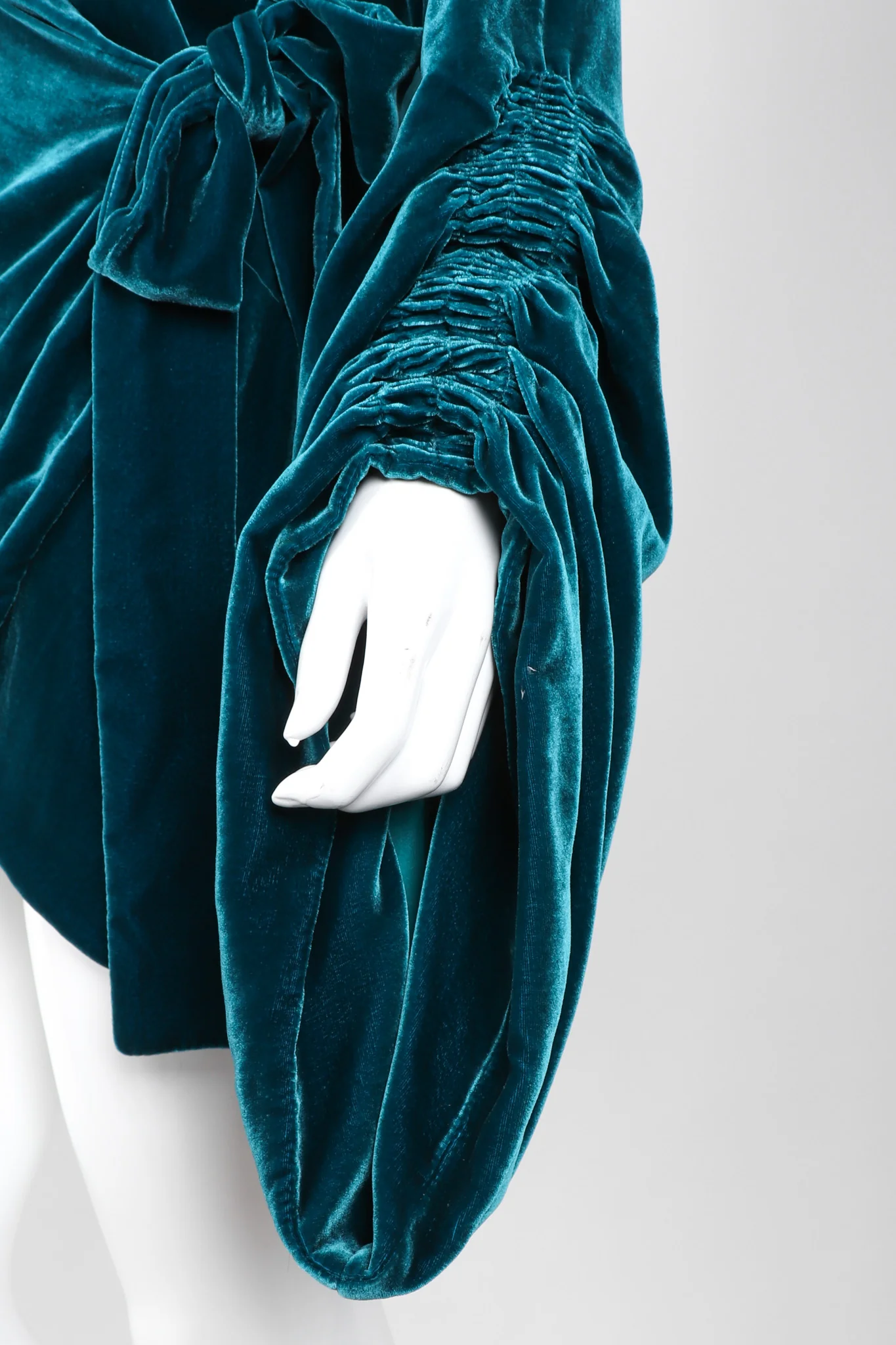 Velvet Robe Wrap Top - Image 8