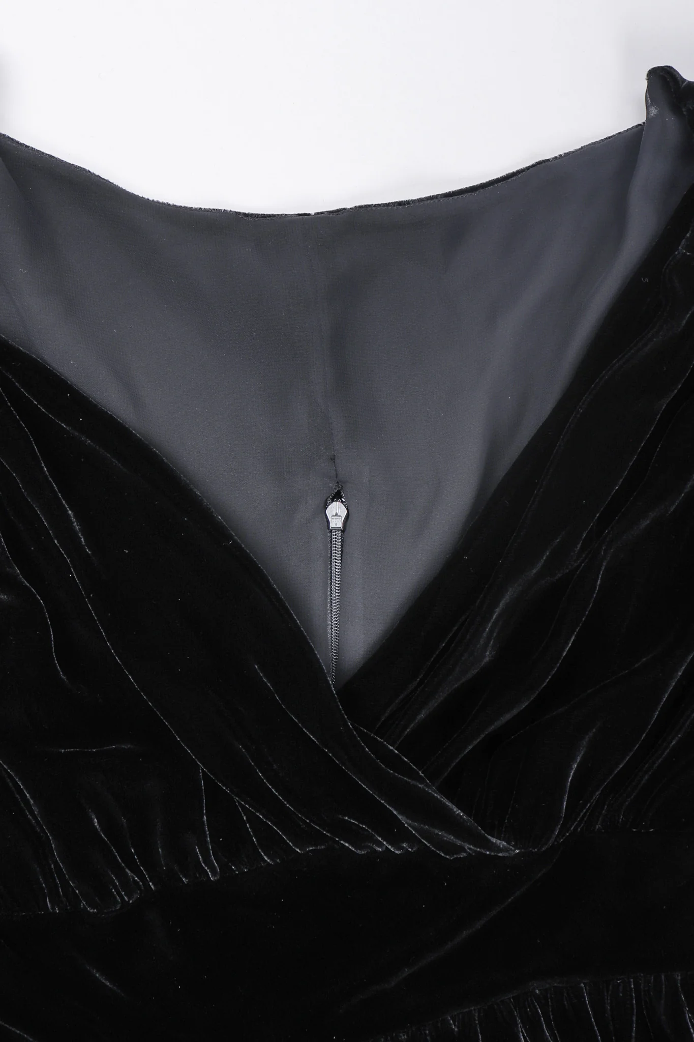 Velvet Ruched Cocktail Dress - Image 10