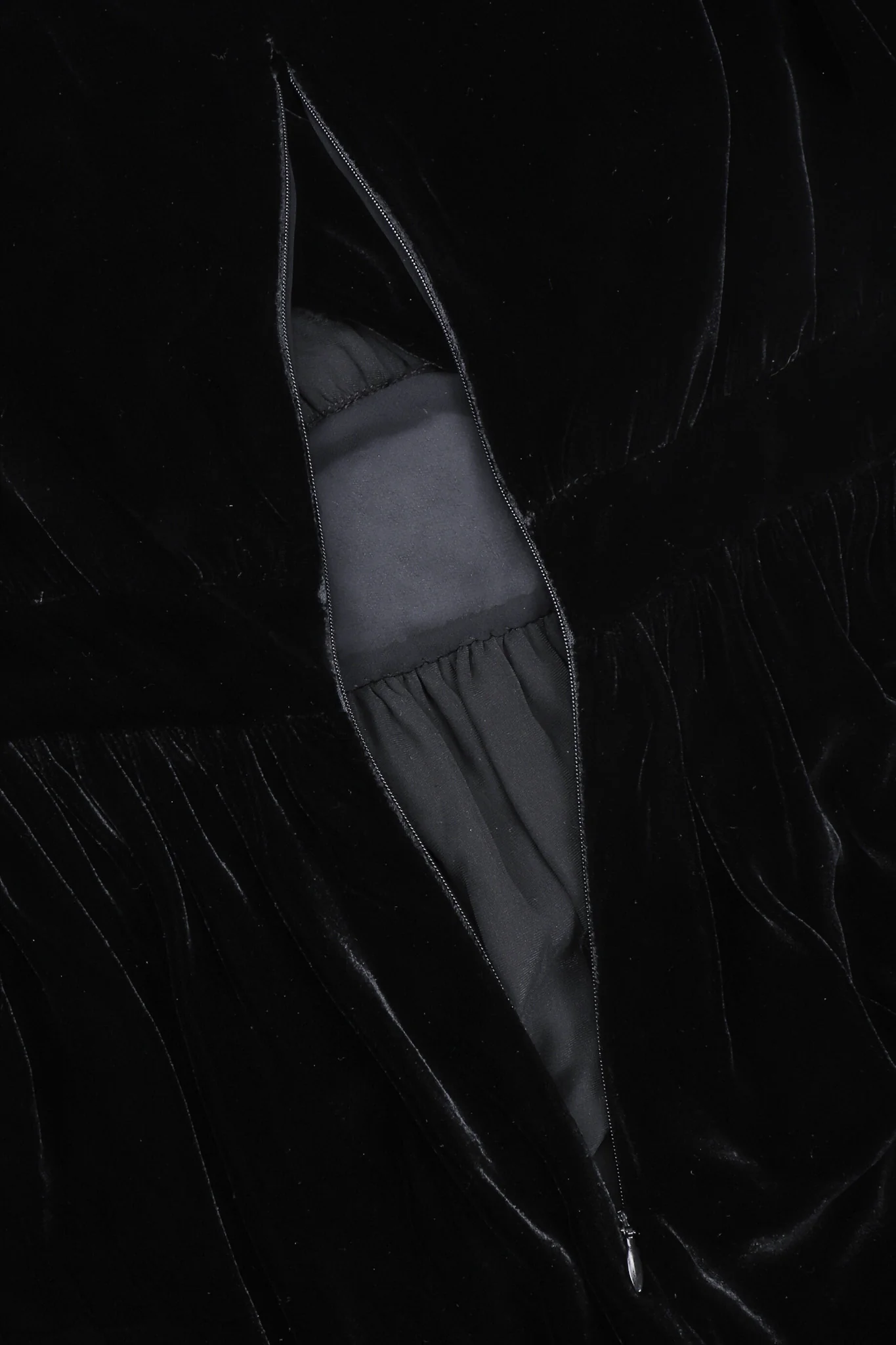 Velvet Ruched Cocktail Dress - Image 12