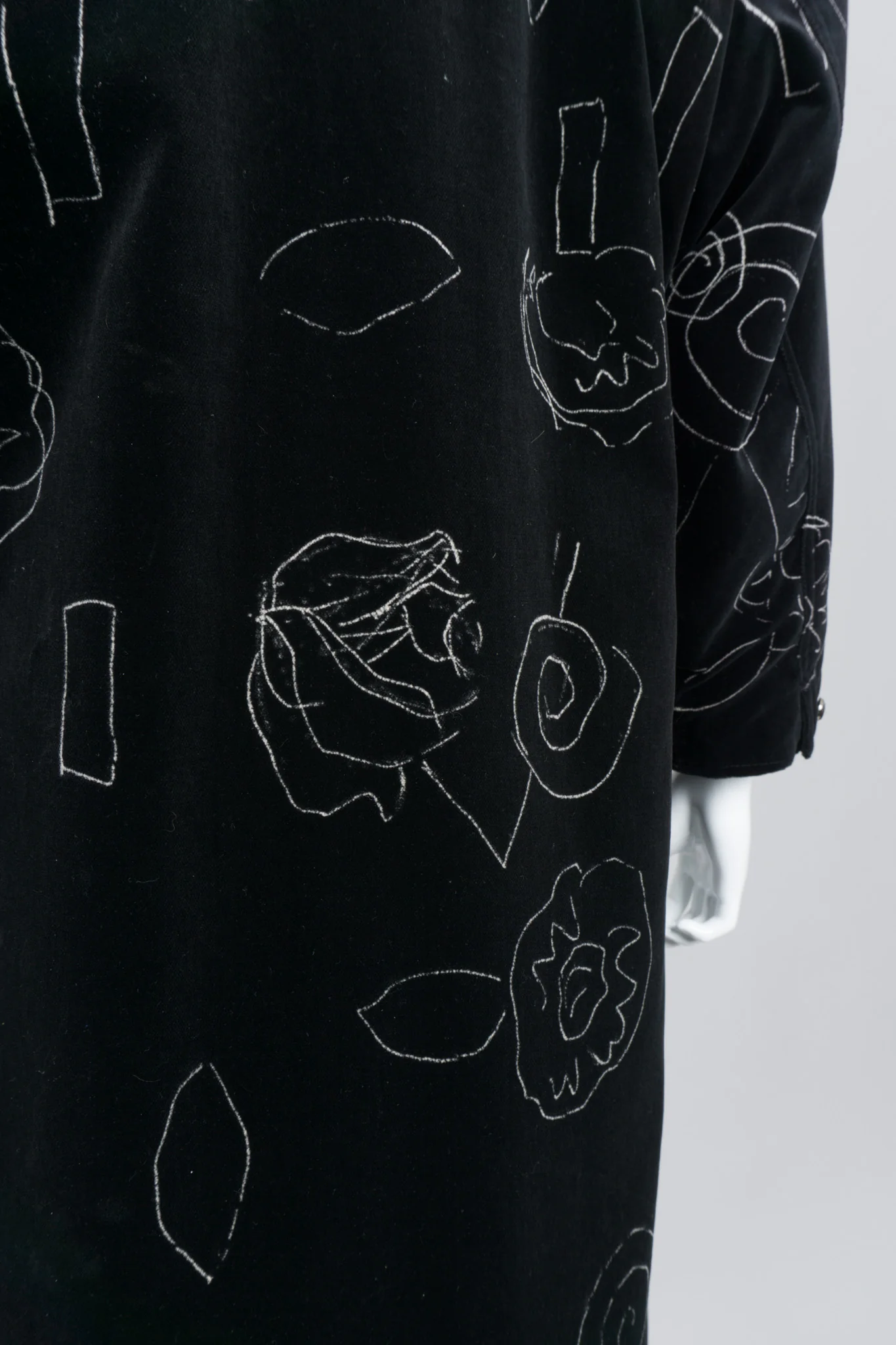 Velvet Scribble Coat - Image 12