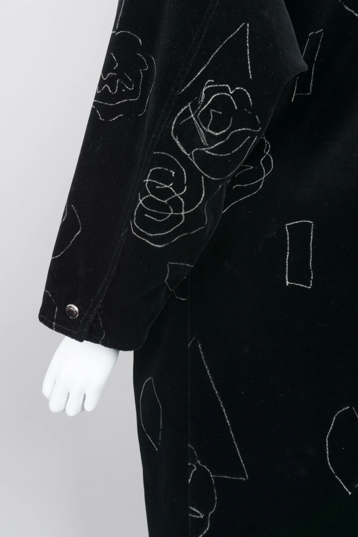 Velvet Scribble Coat - Image 13