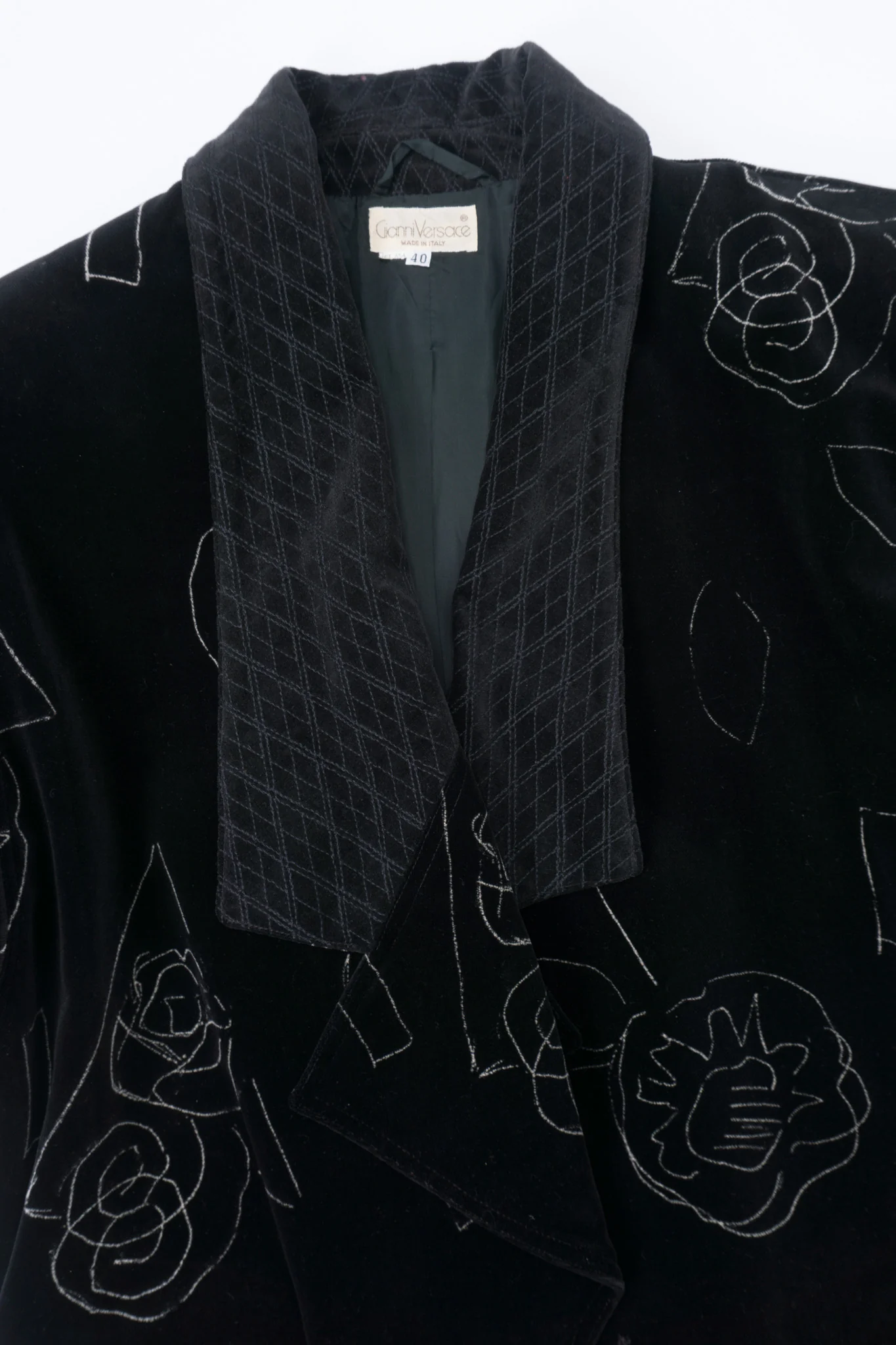 Velvet Scribble Coat - Image 15
