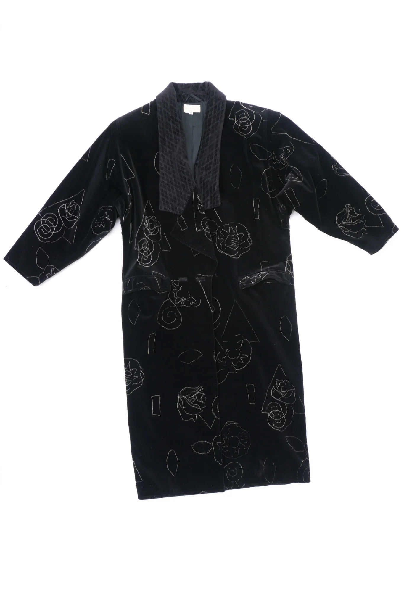 Velvet Scribble Coat - Image 18
