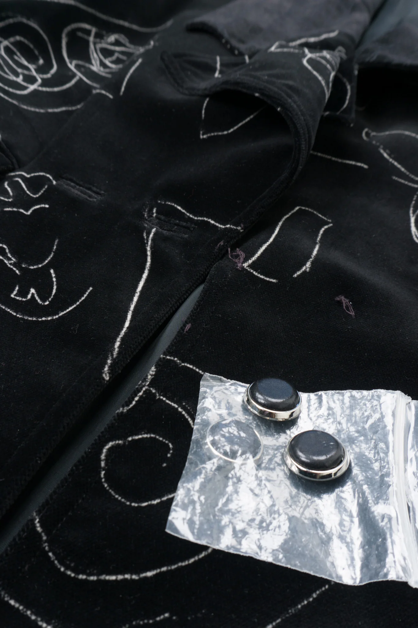 Velvet Scribble Coat - Image 19