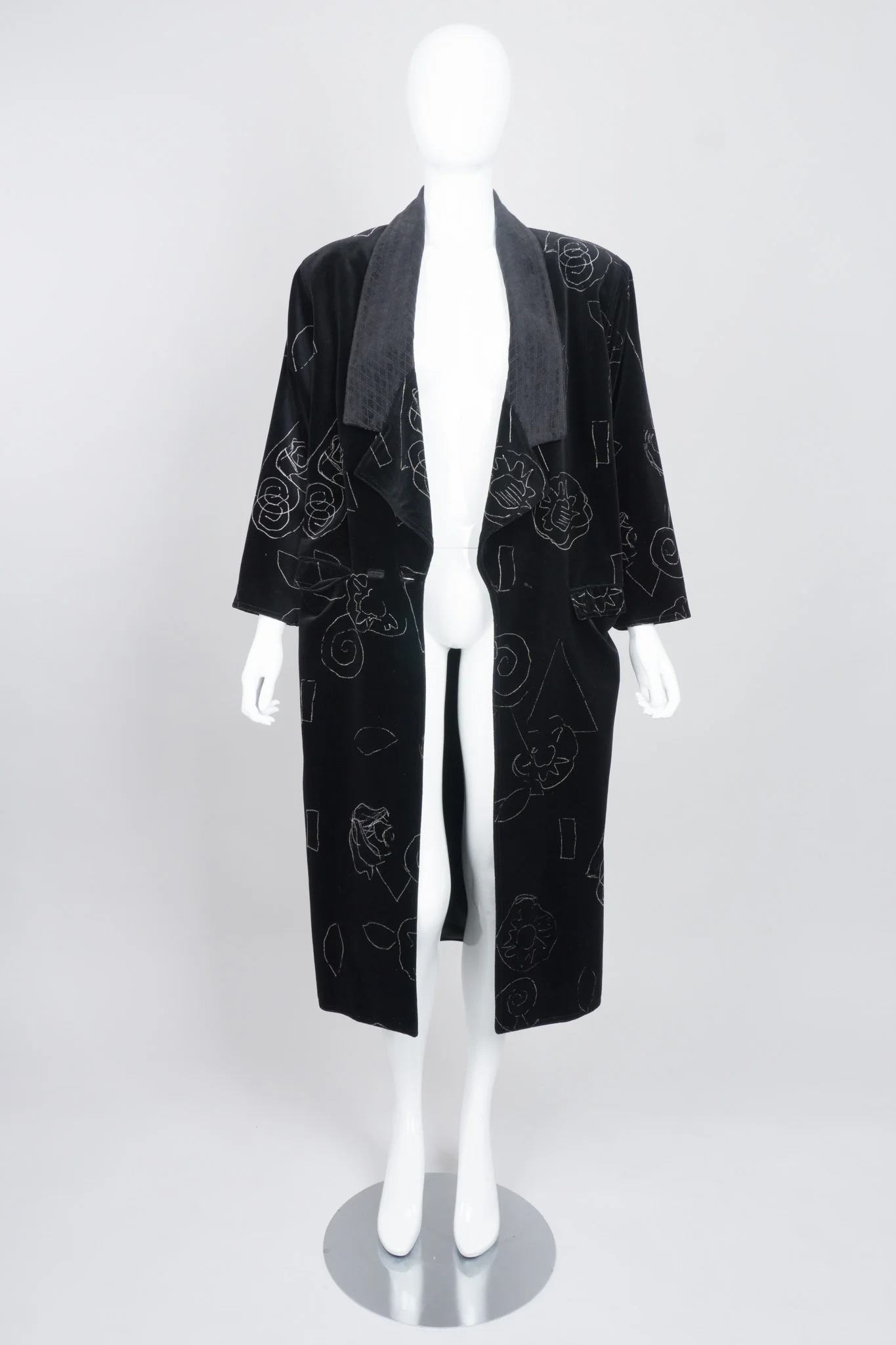 Velvet Scribble Coat - Image 2
