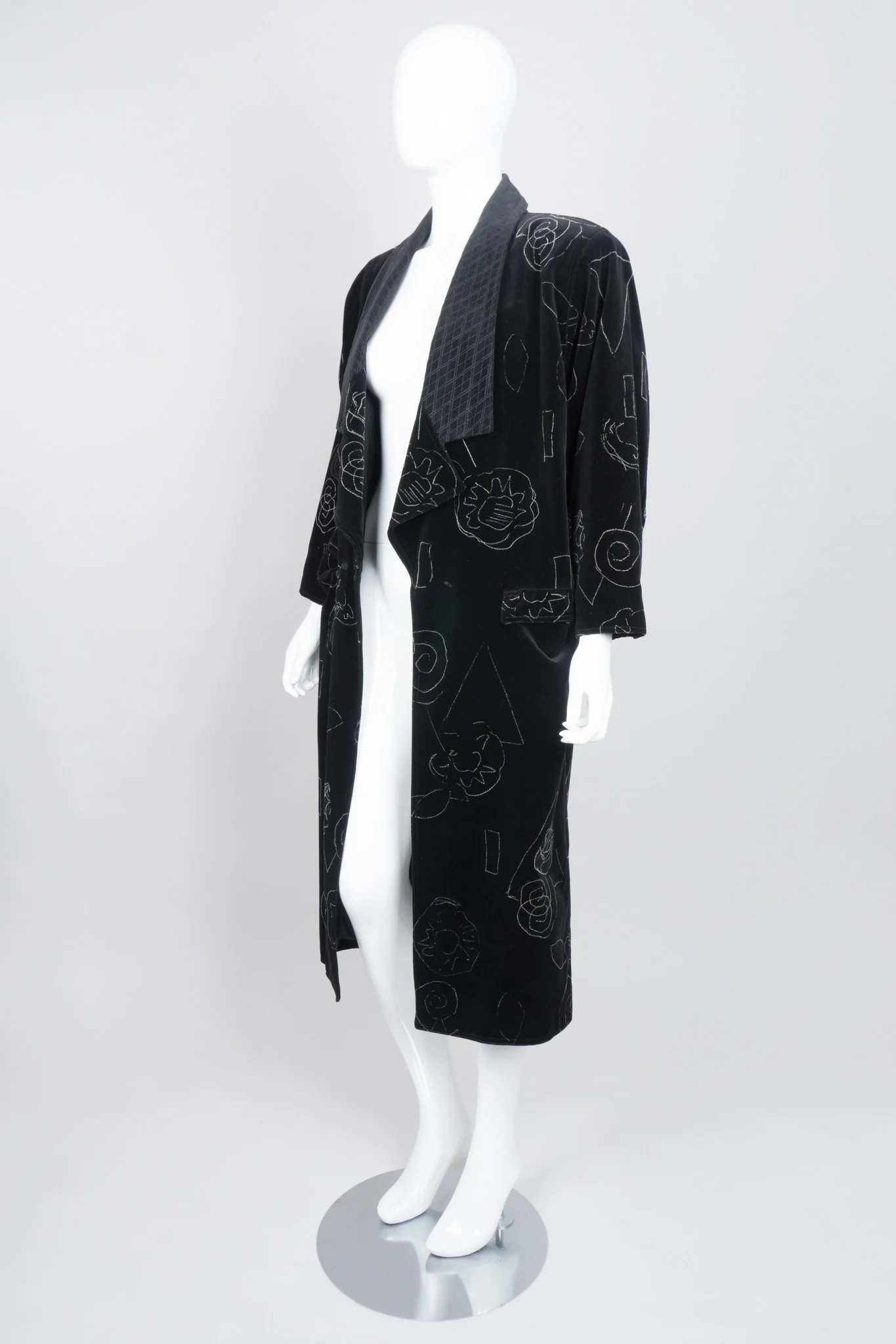 Velvet Scribble Coat - Image 3