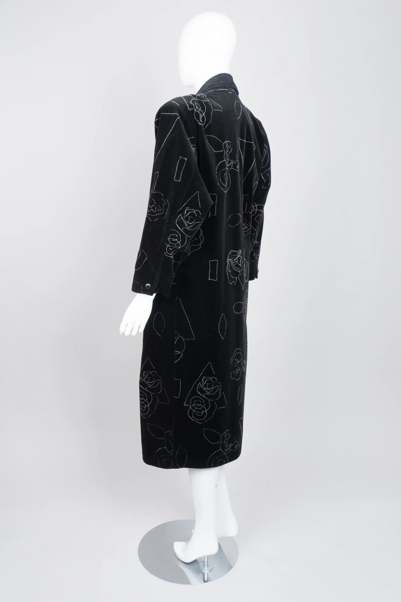 Velvet Scribble Coat - Image 5