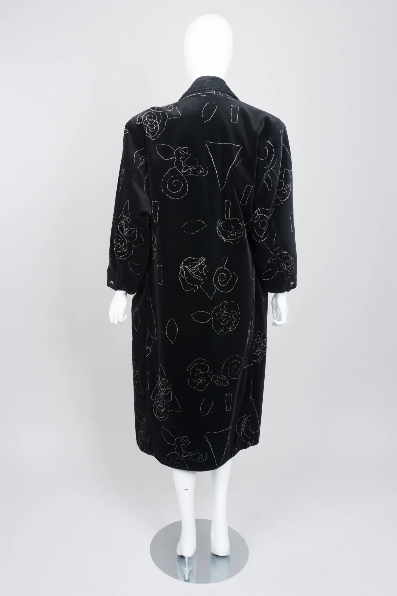 Velvet Scribble Coat - Image 6