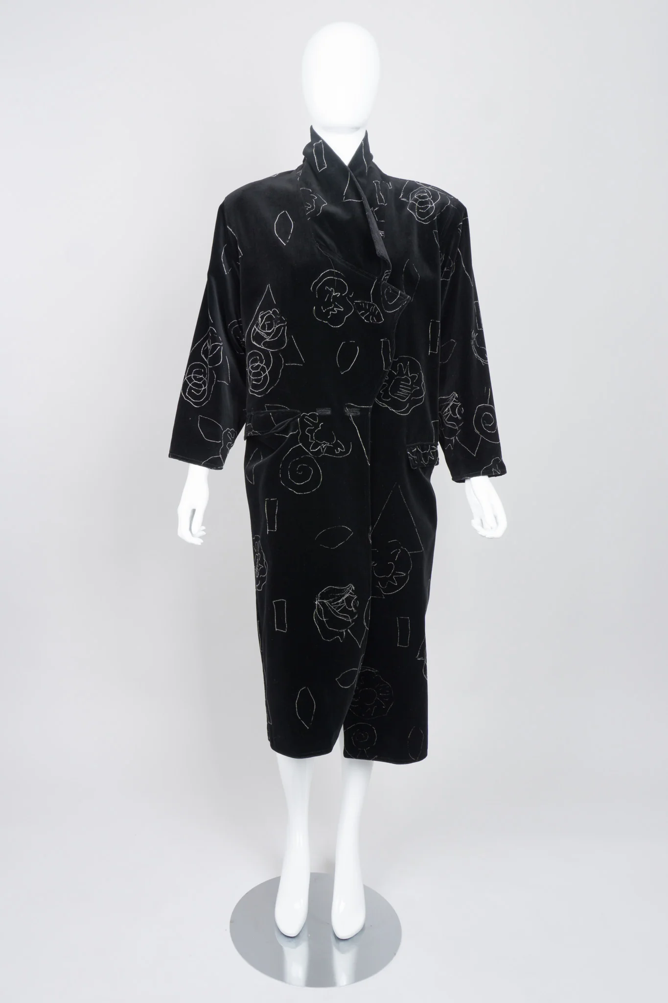 Velvet Scribble Coat - Image 7