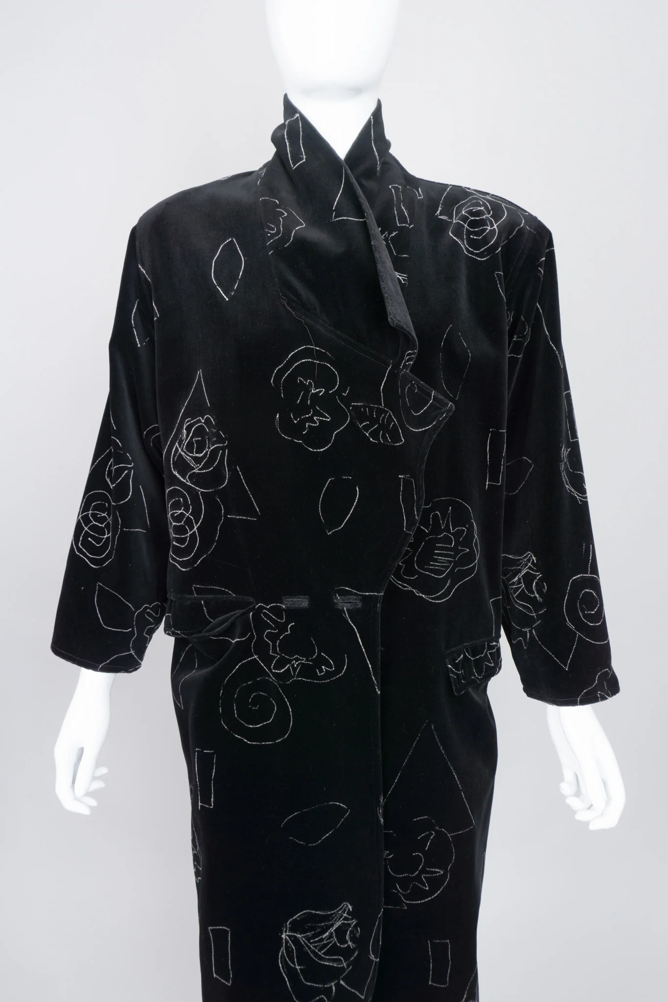 Velvet Scribble Coat - Image 8