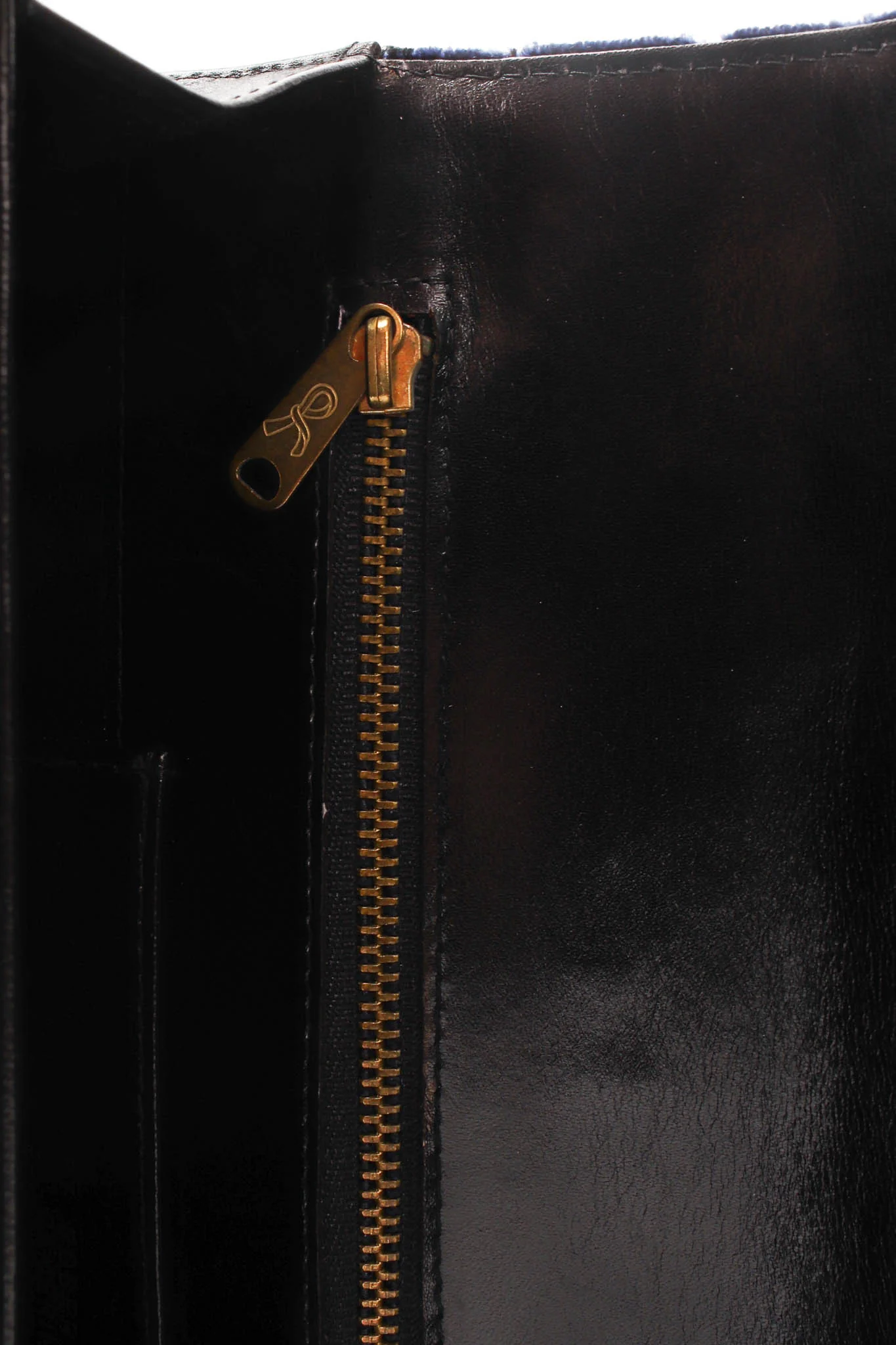 Velvet Stripe Accordion Leather Bag - Image 17