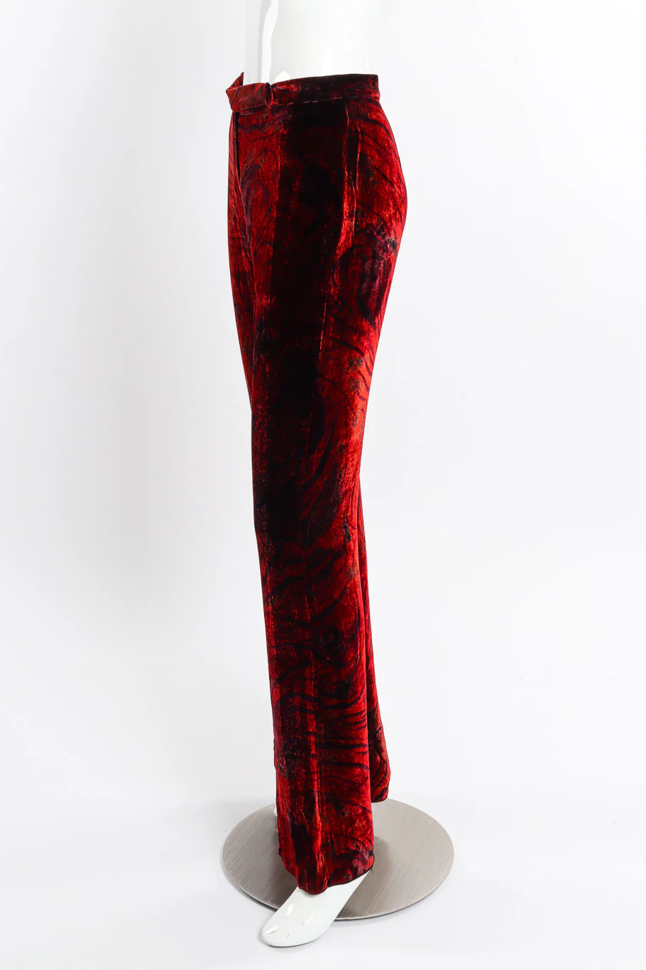 Velvet Stripe Flare Pant - Image 2