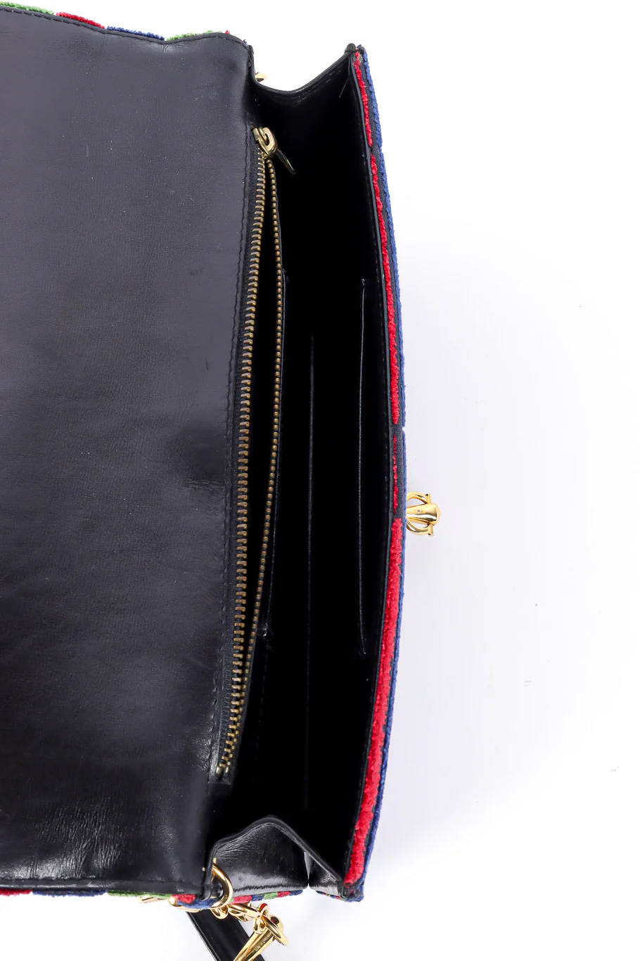 Velvet Stripe Shoulder Bag - Image 13